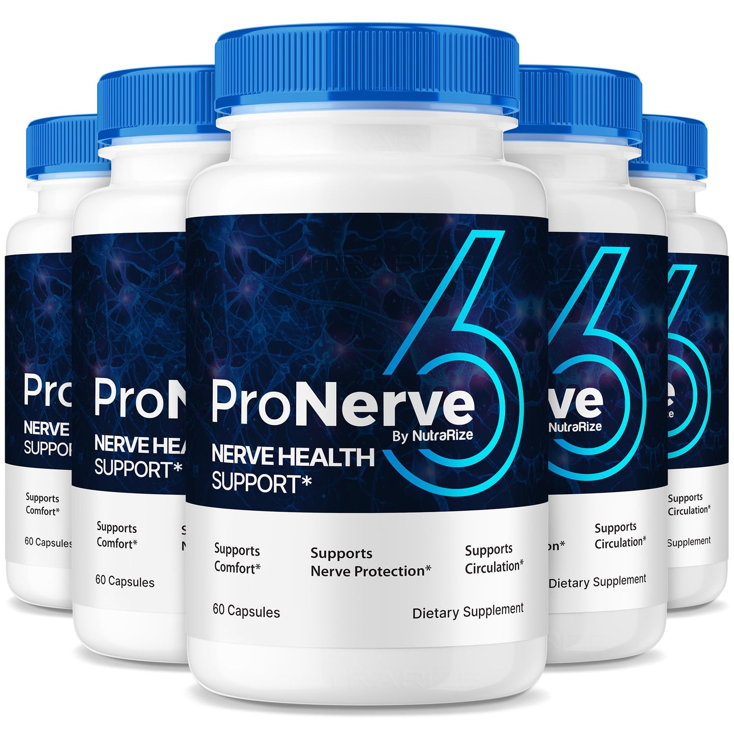 NutraRize ProNerve6 Neuropathy Nerve Support Capsule, 300 Capsules