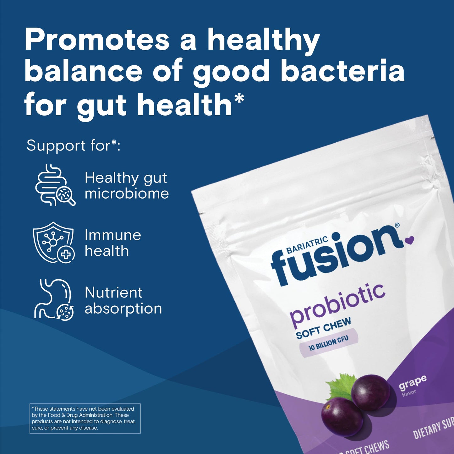 Bariatric Fusion Probiotic Soft Chews 60 Count