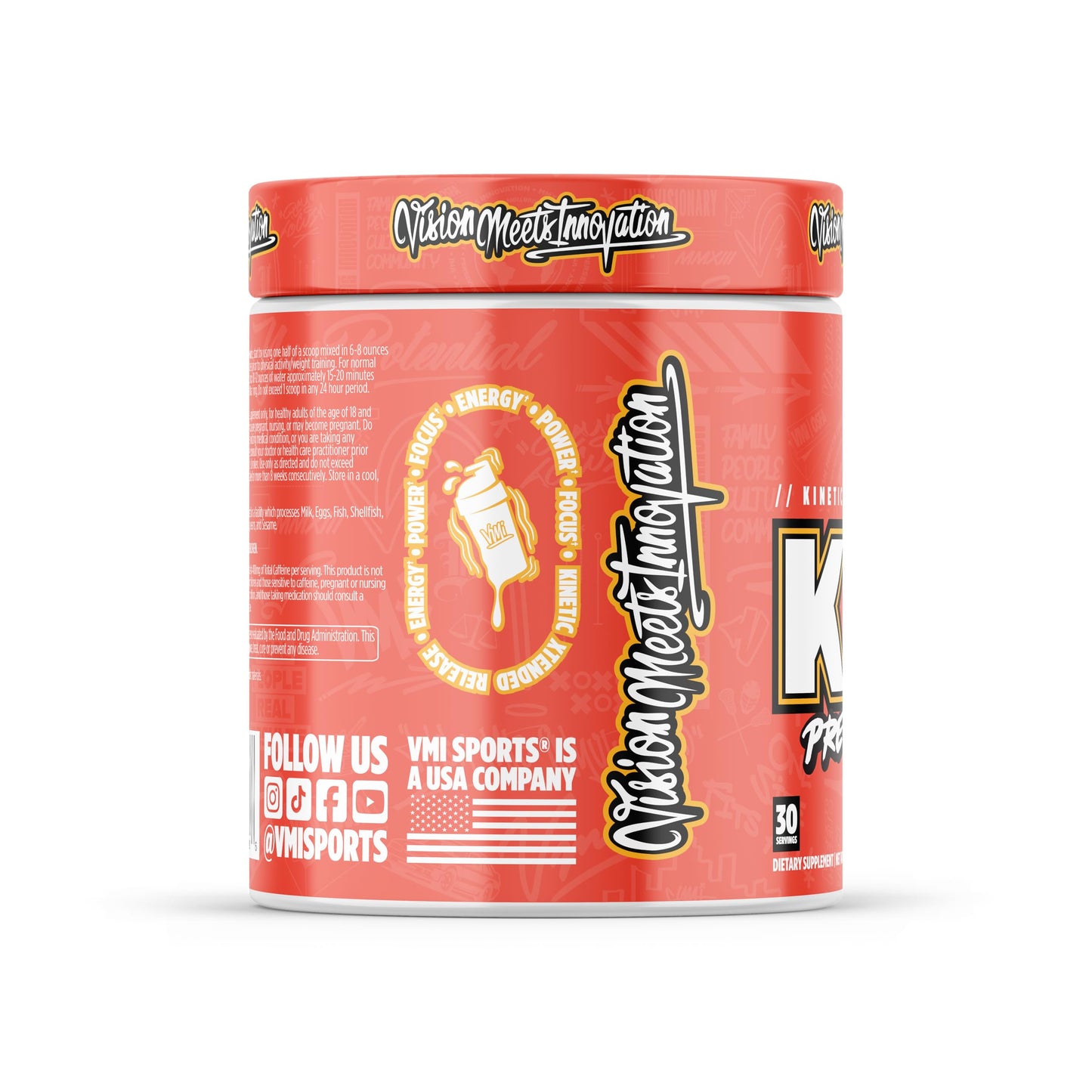 VMI Sports KXR Pre-Workout Energy Powder, 9.21 Ounce