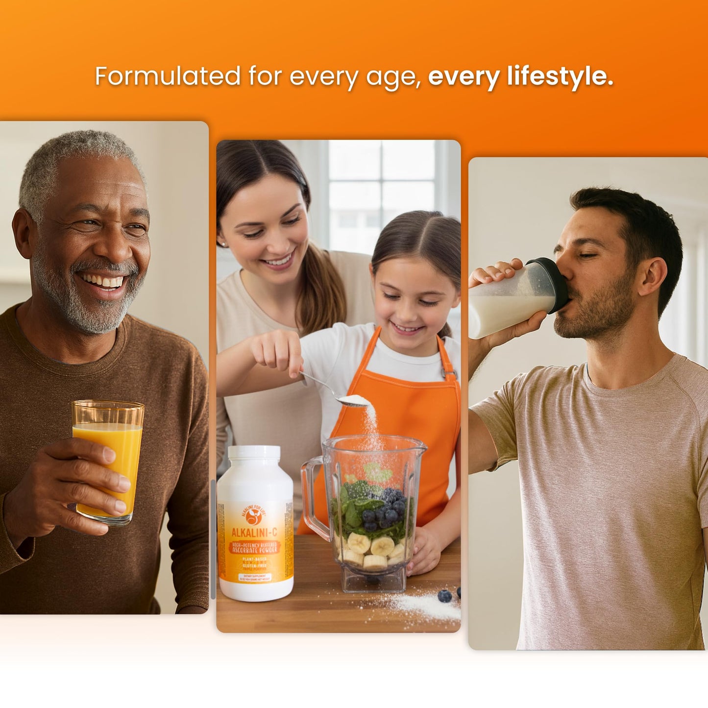Alkaline for Life Buffered Vitamin C Powder 8 oz