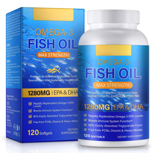 AEBEFBAW Omega 3 Fish Oil Softgels 120