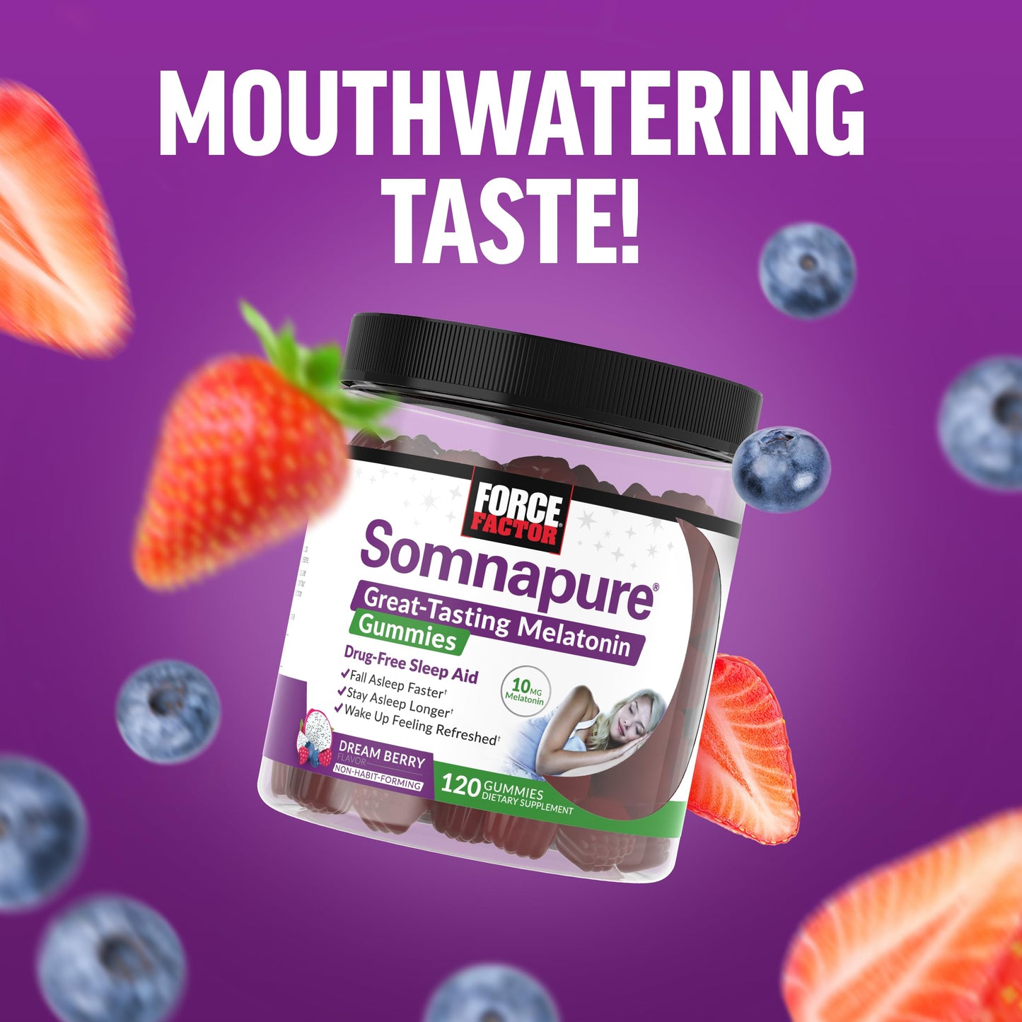 Force Factor Somnapure Gummies with Melatonin, 360 Gummies