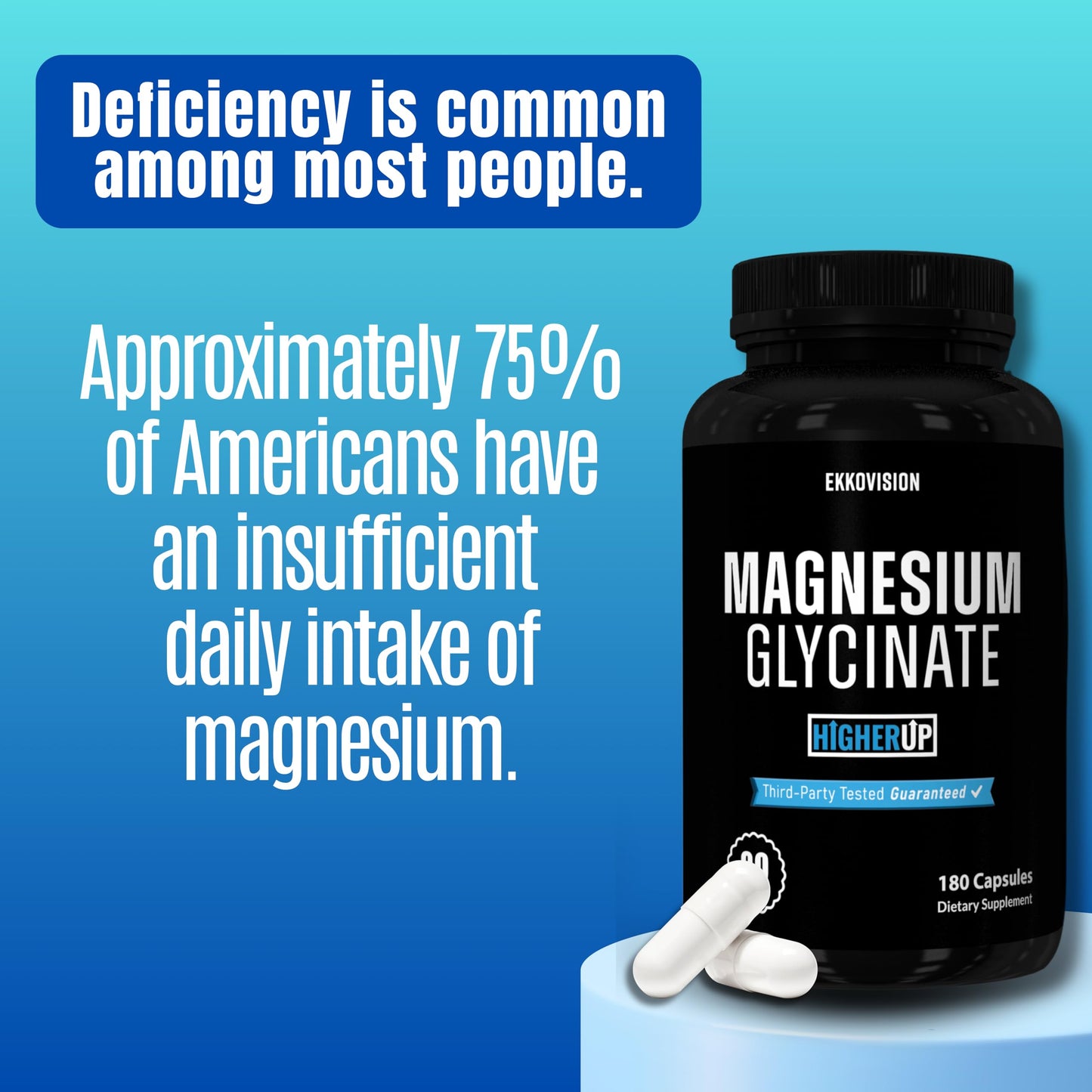 Ekkovision Magnesium Glycinate Capsule, 90 Count