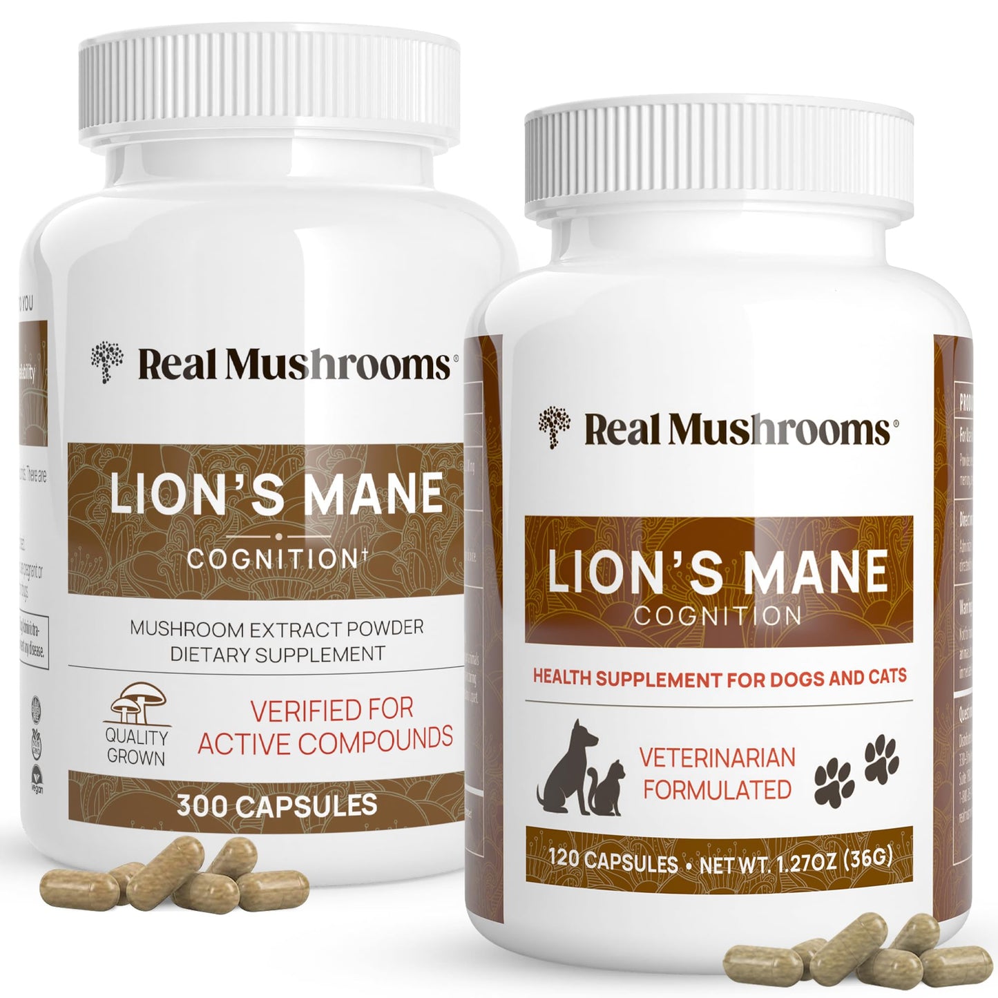 Real Mushrooms Lions Mane Capsule 2-Pack