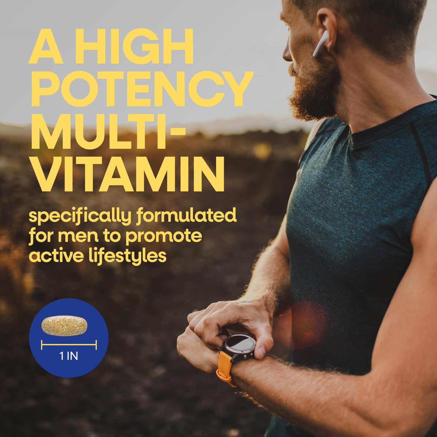 Nature's Way Alive! Men's Once Daily Ultra Potency Multivitamin Tablets, 150 Tablets