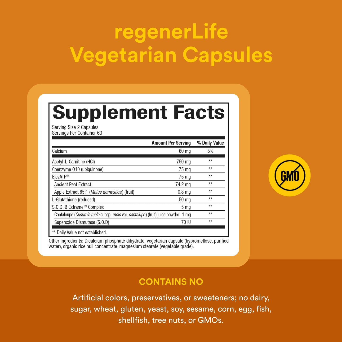 Natural Factors REGENERLIFE 120 Capsules