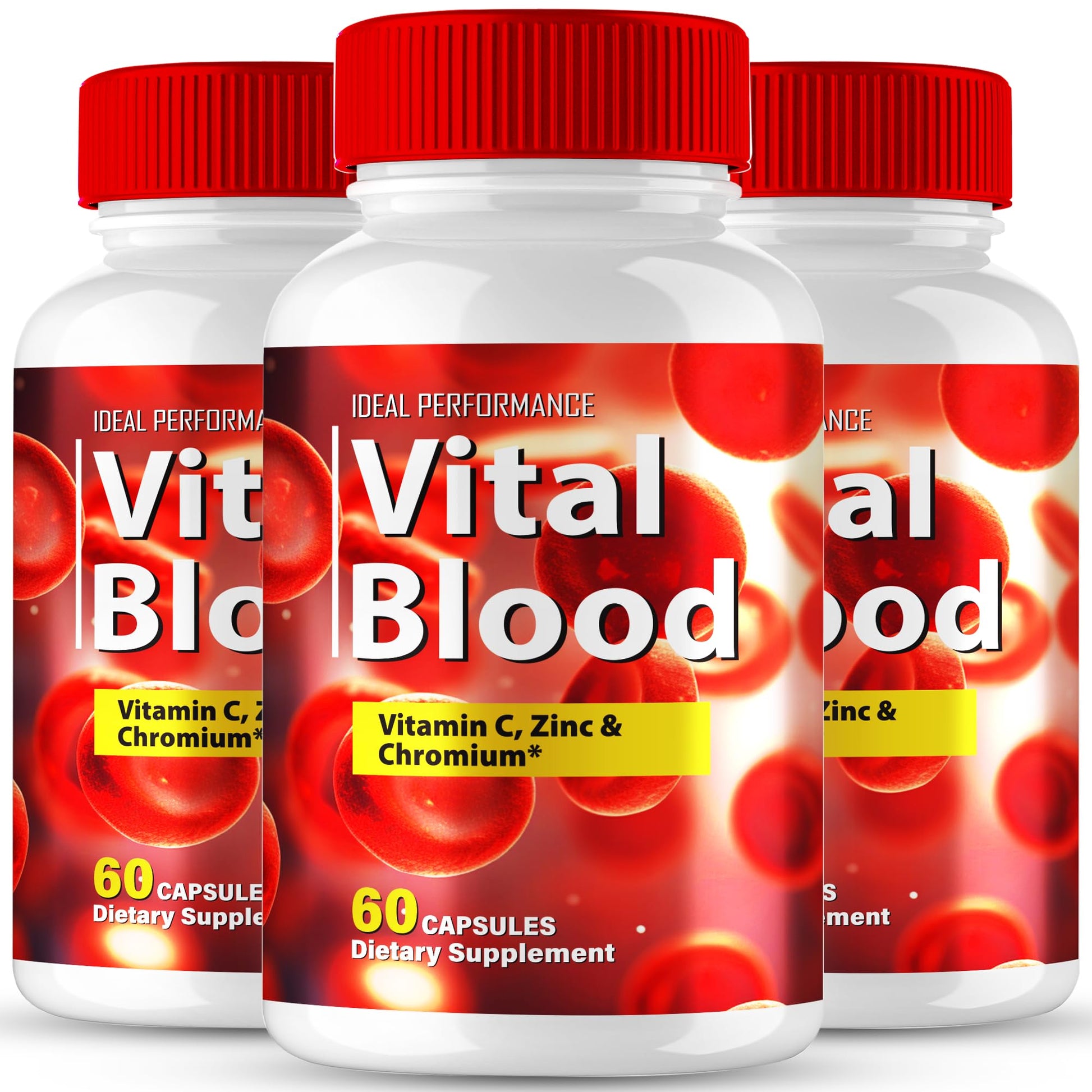 IDEAL PERFORMANCE Vital Blood Advanced Blood Formula Capsules, 180 Capsules