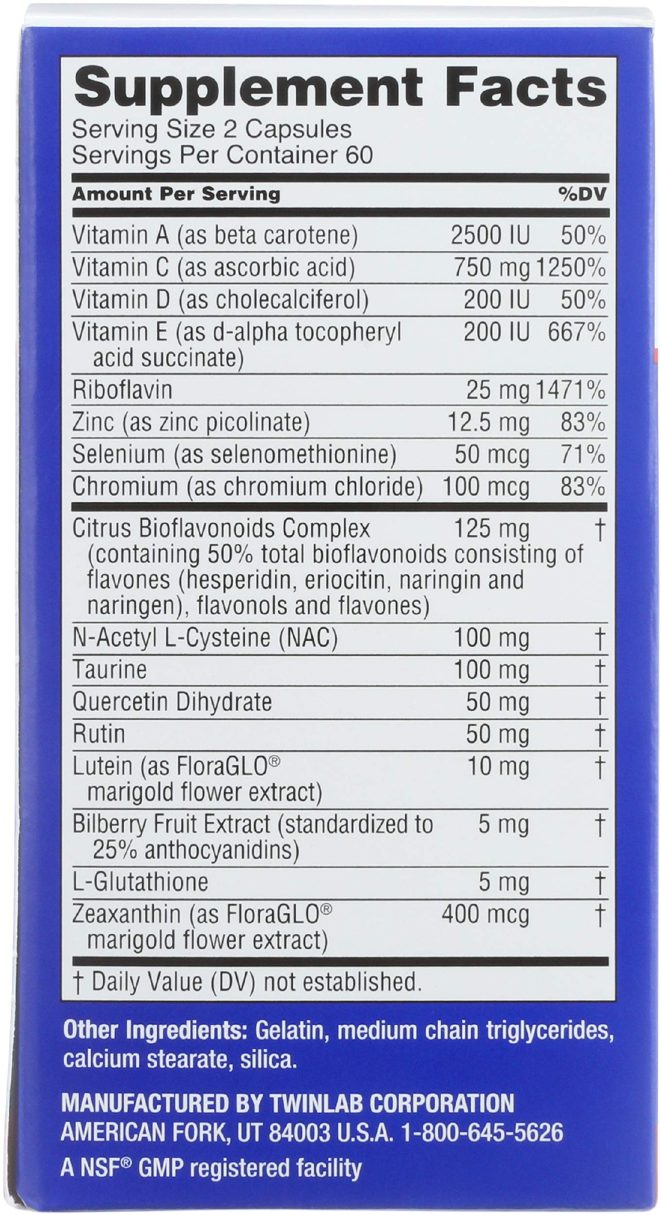 Twinlab Ocuguard Plus Capsules, 120 Capsules