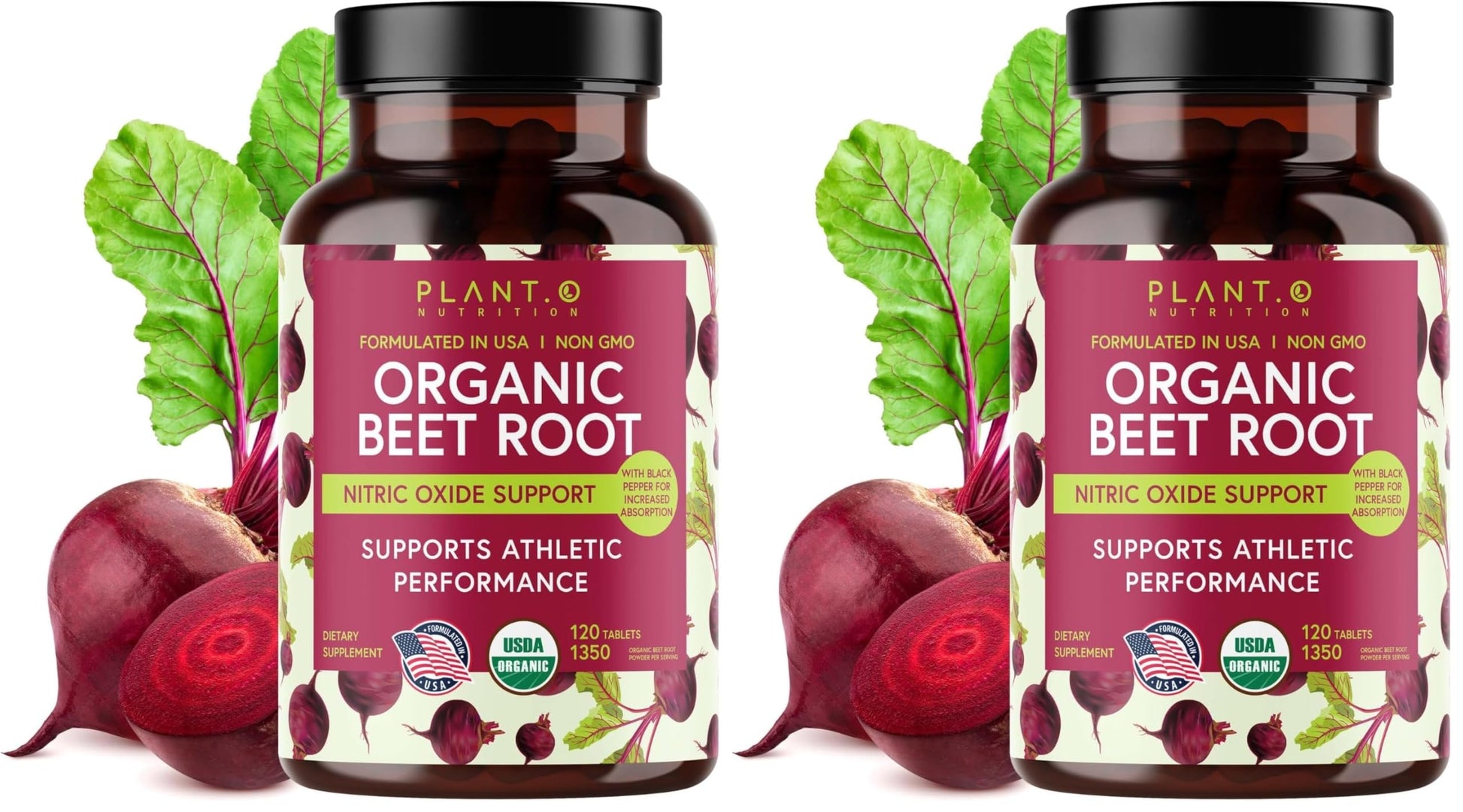 PLANT.O NUTRITION Beet Root Tablets, 240 Count