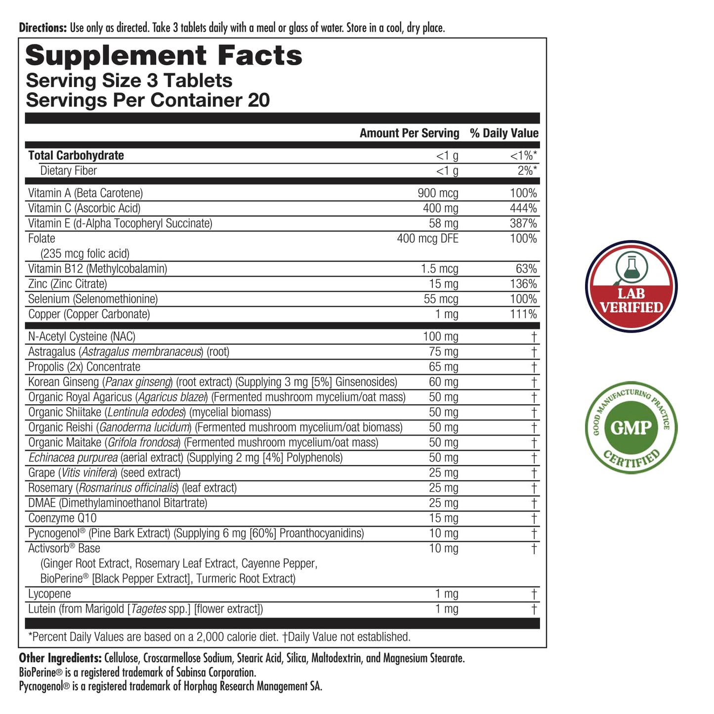 KAL Cell Defense Tablets, 60 Count