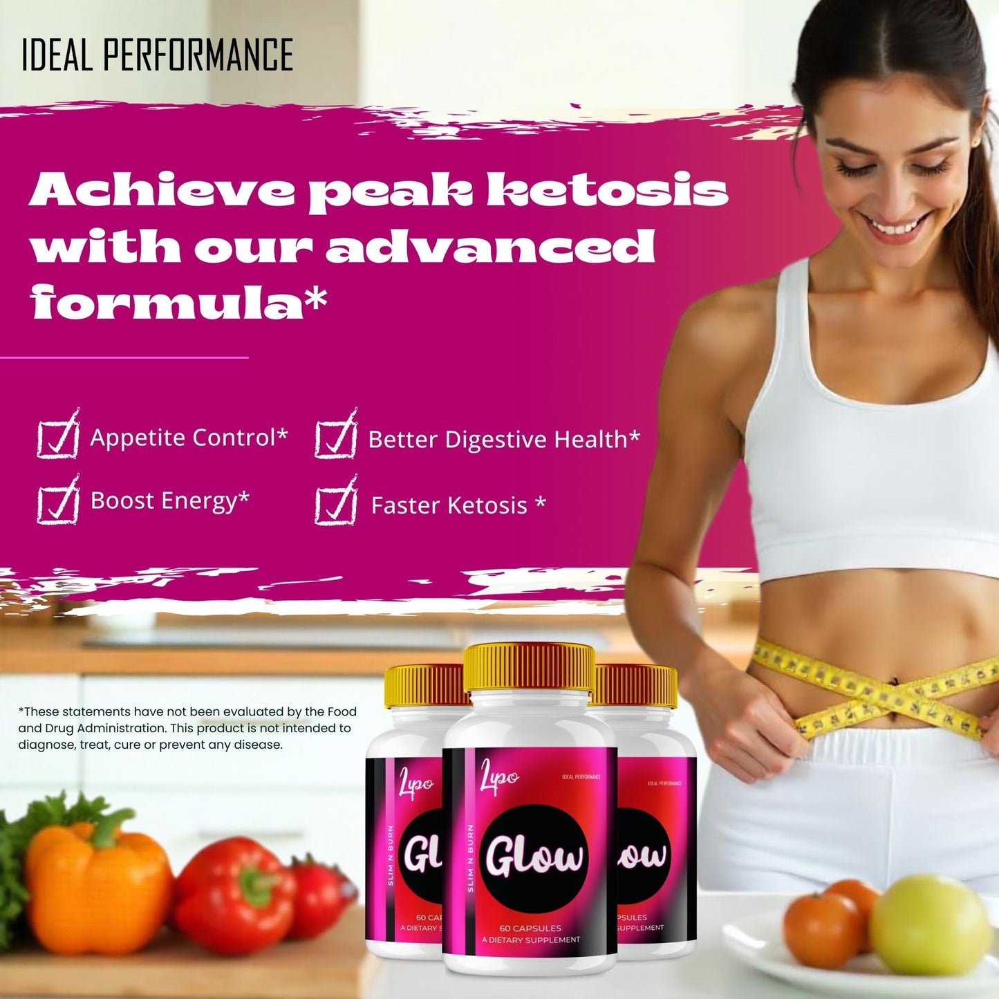IDEAL PERFORMANCE LipoGlow Capsule 180 Count