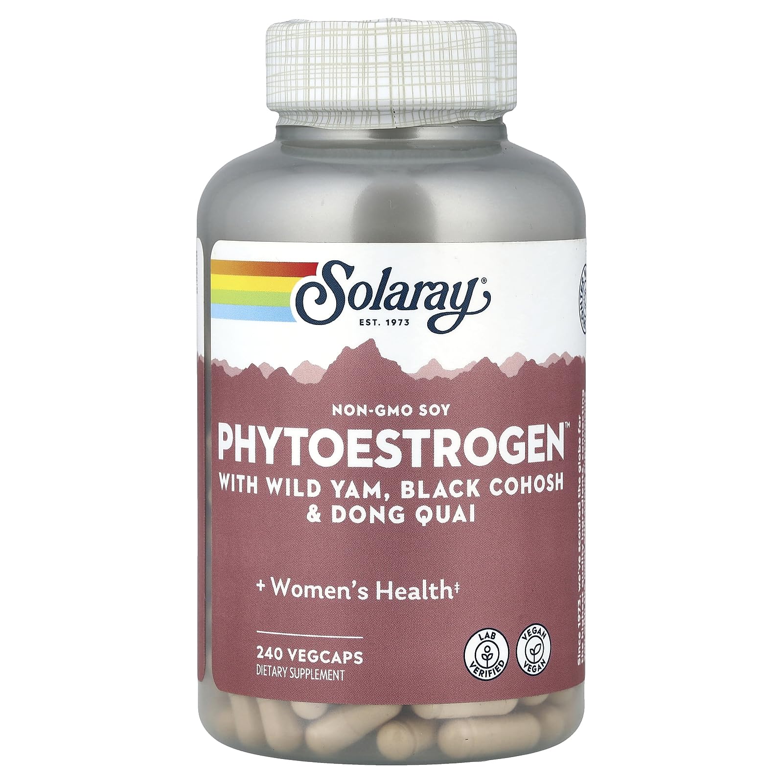 Solaray Phytoestrogen Supplement Capsules 240