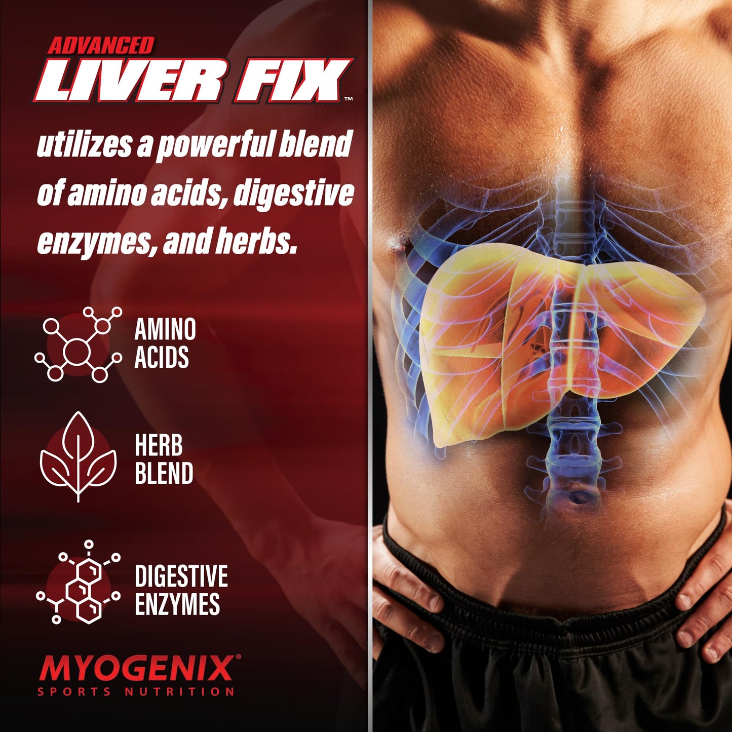 Myogenix Liver Fix Softgels 72 Count
