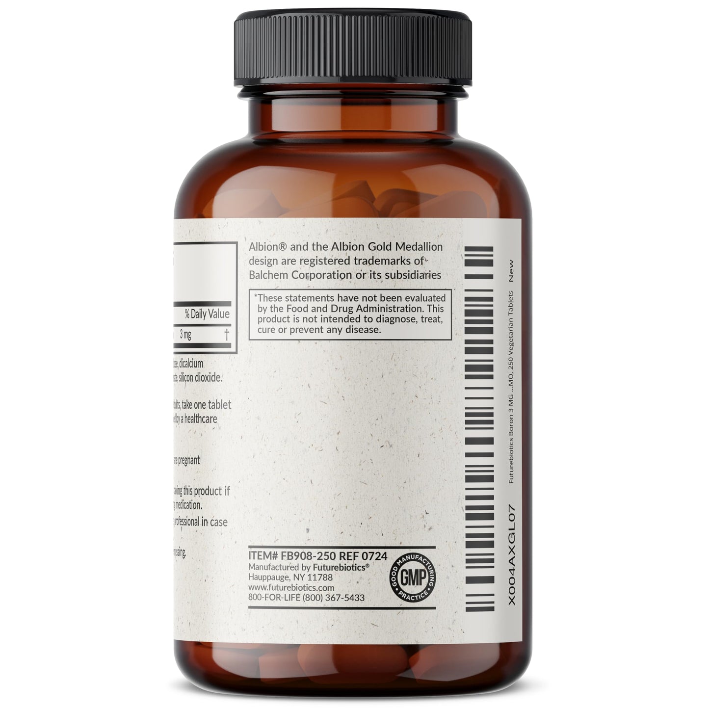 Futurebiotics Boron 3mg, 250 Tablets