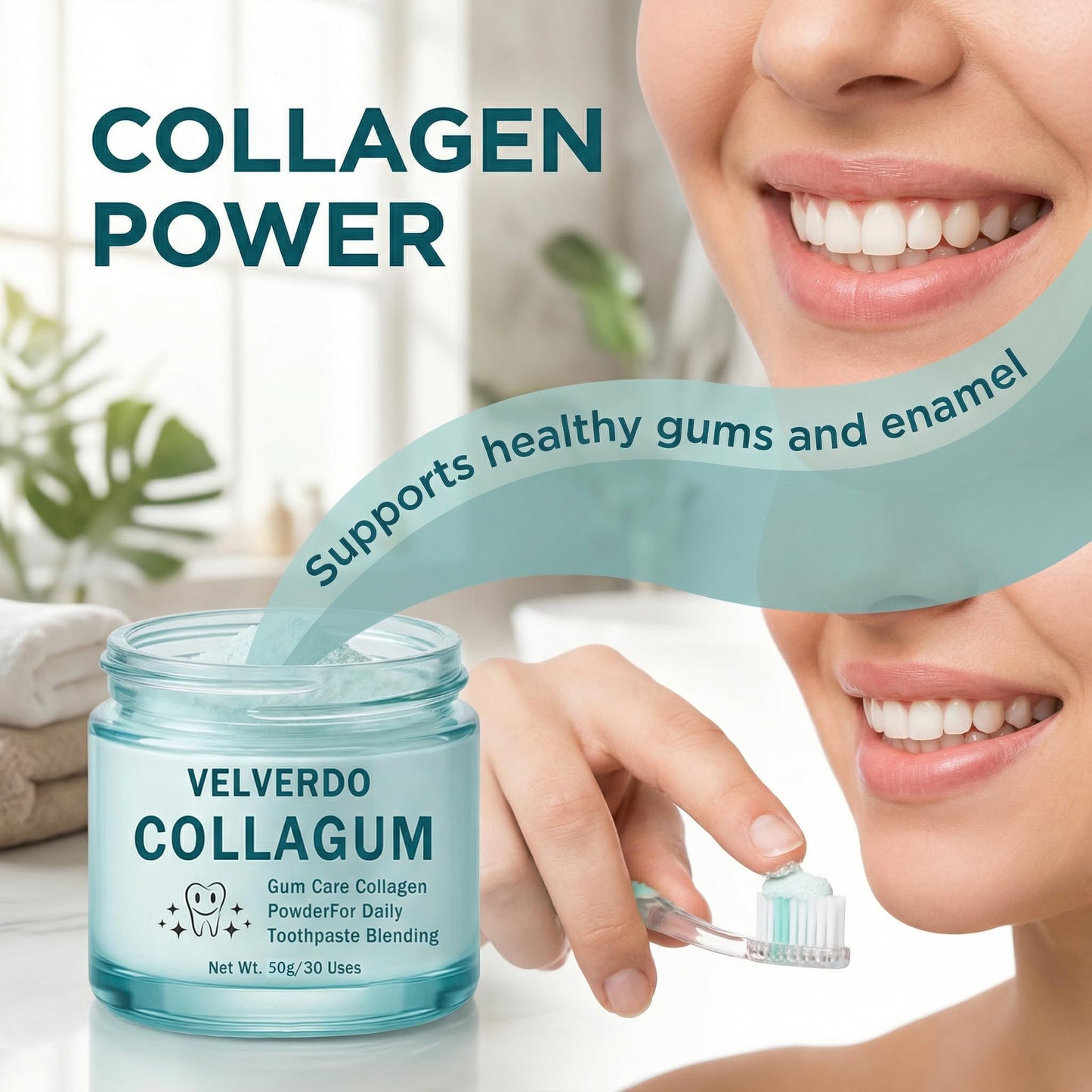 Nukupuns Velverdo Collagen Powder, 2.12 Ounce