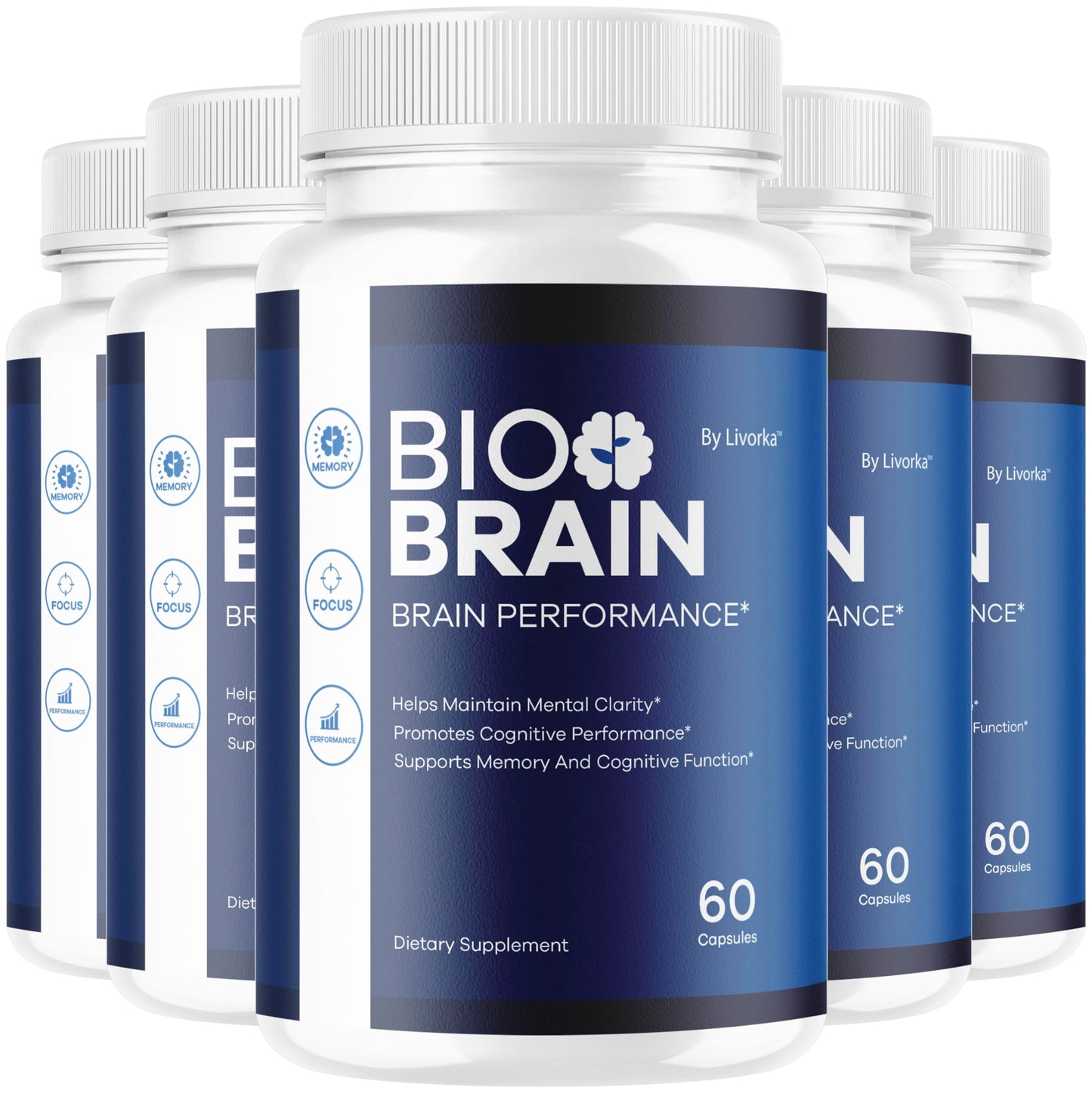 LIVORKA Bio Brain Capsules, 300 Capsules