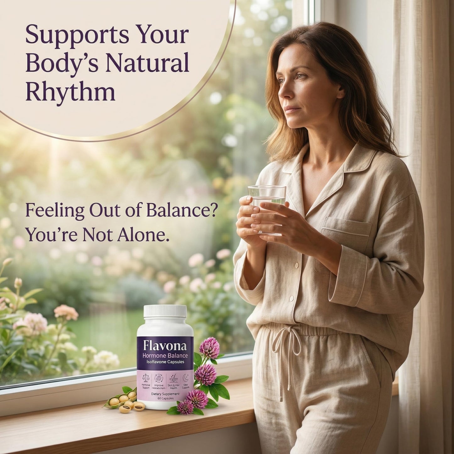 Kunnozz Flavona Hormone Balance for Women Capsule, 60 Capsules