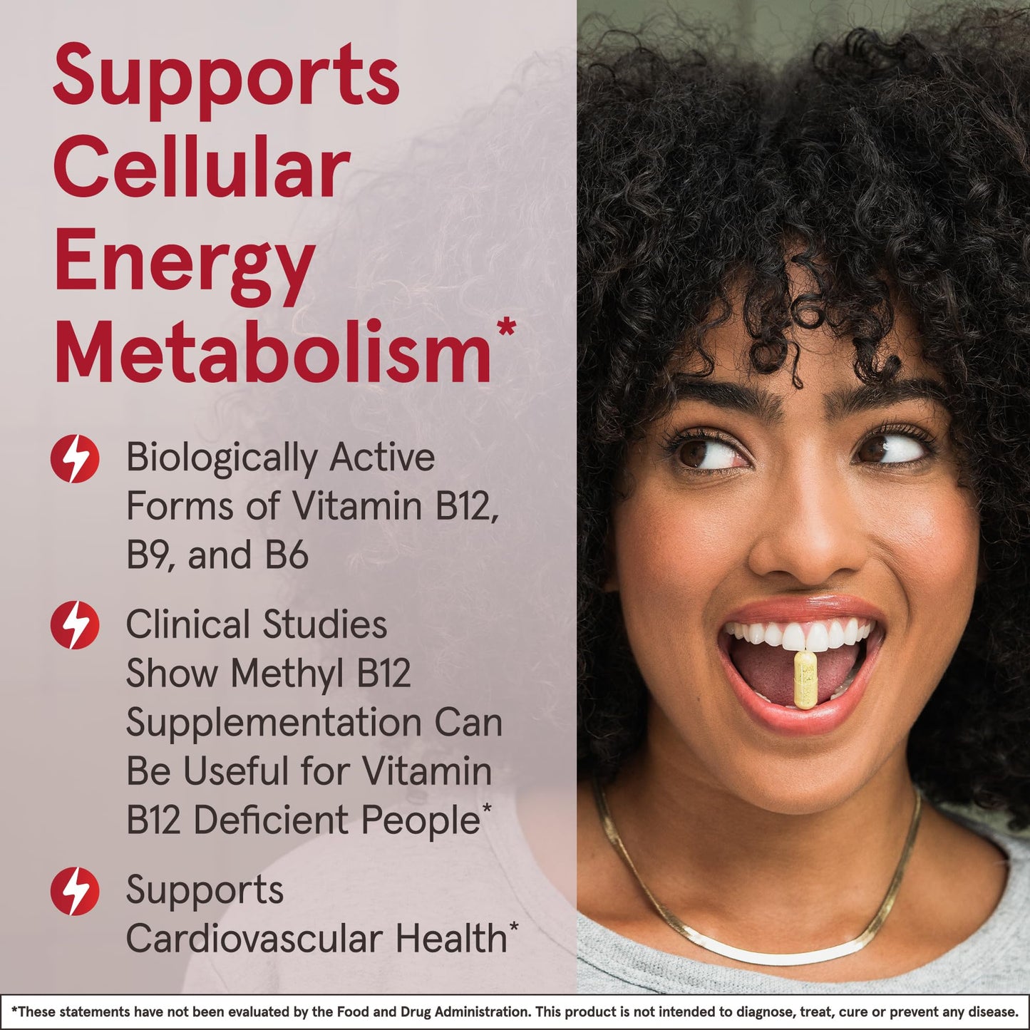 Jarrow Formulas Methyl B-12 1000mcg & Methyl Folate 400mcg, Extra Strength, Cellular Energy Metabolism & Cardiovascular Health Formula with P-5-P, Tablet, 1200 Count