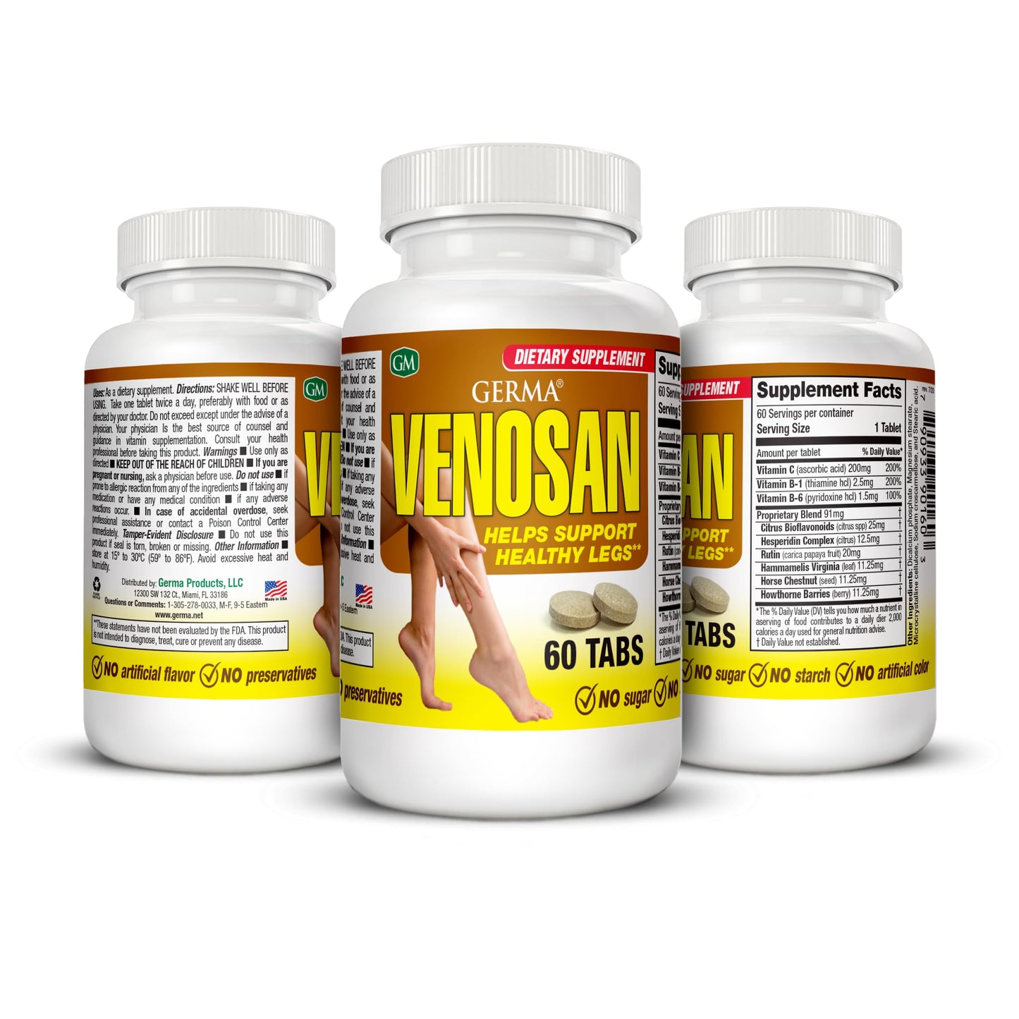Germa Venosan Dietary Supplement Tablet 60