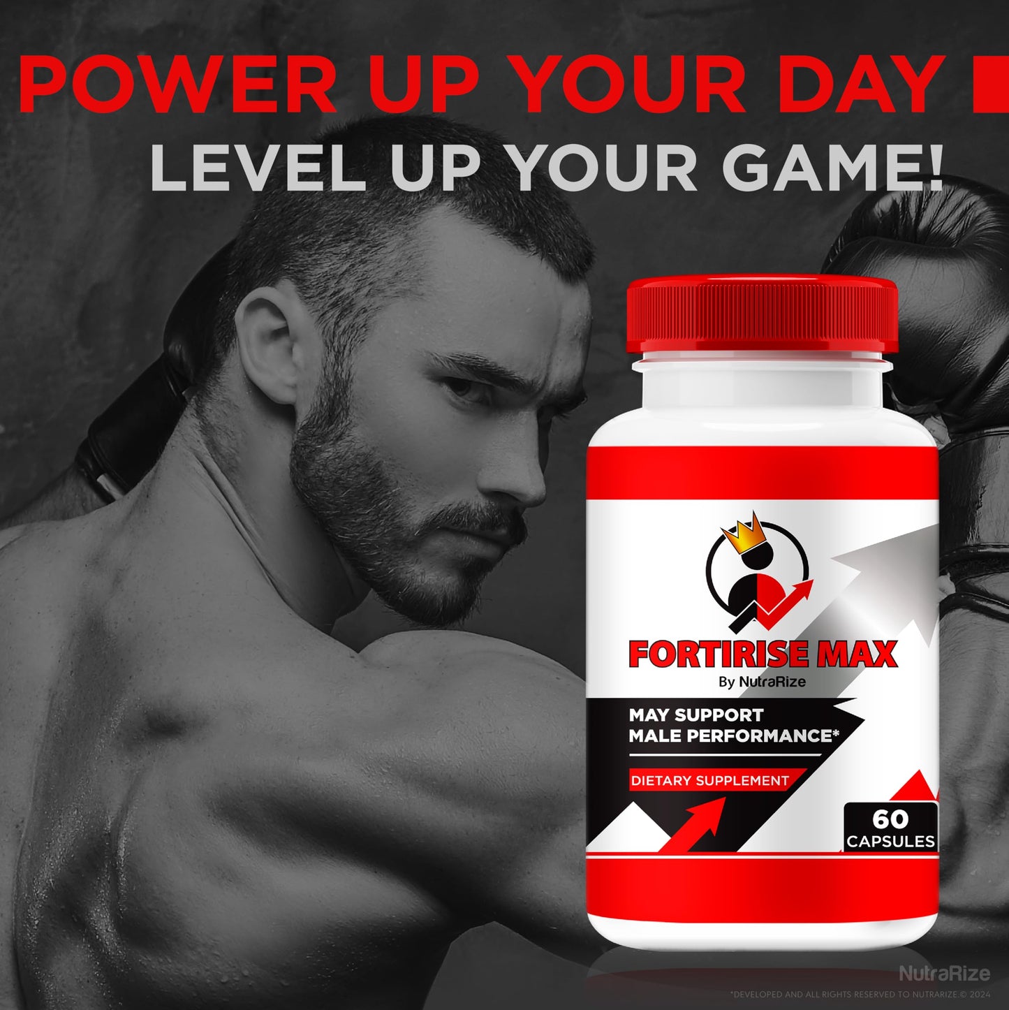 NutraRize Fortirise Max for Men Capsules 300 Count