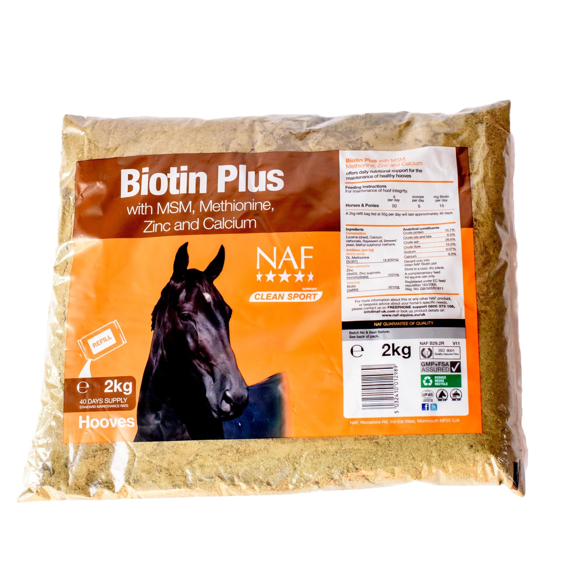 NAF Biotin Plus Powder 2kg Refill