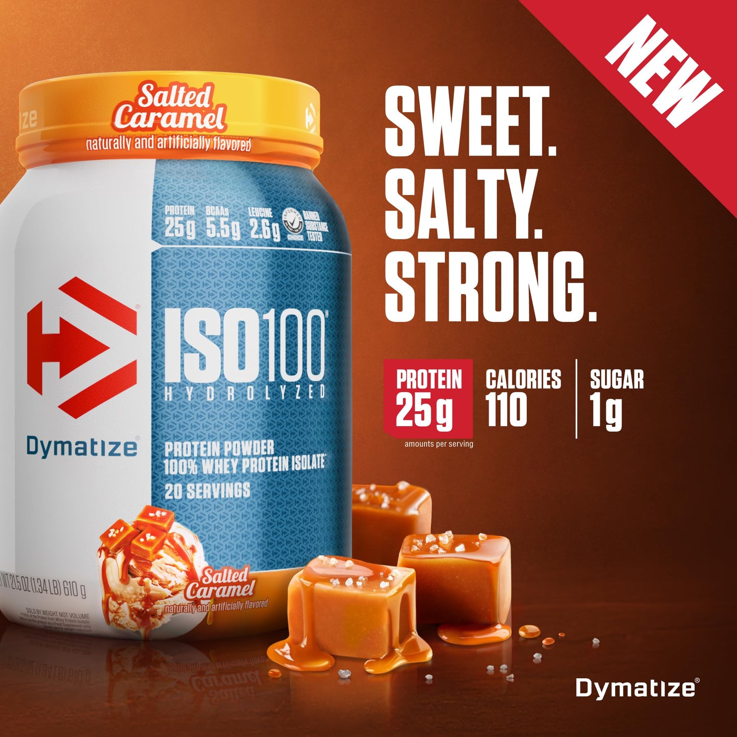 Dymatize ISO100 Whey Isolate Protein Powder 21.5 Servings
