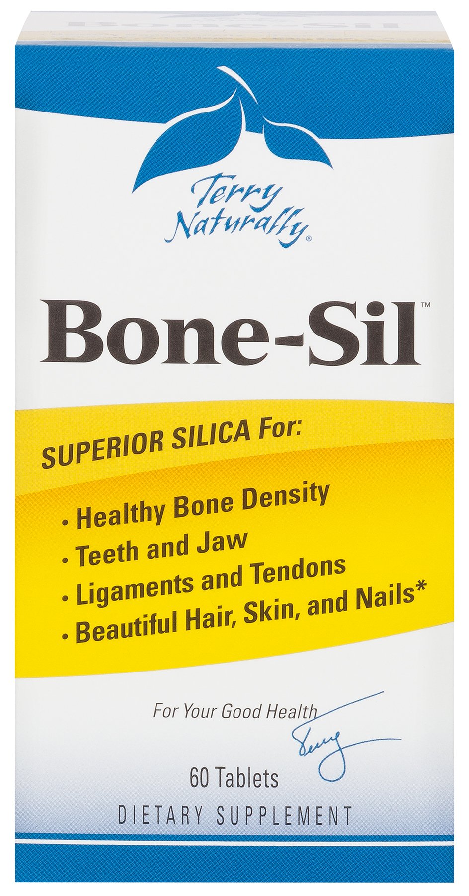 Terry Naturally Bone-Sil Silica For Healthy Bone Density, 60 Tablets