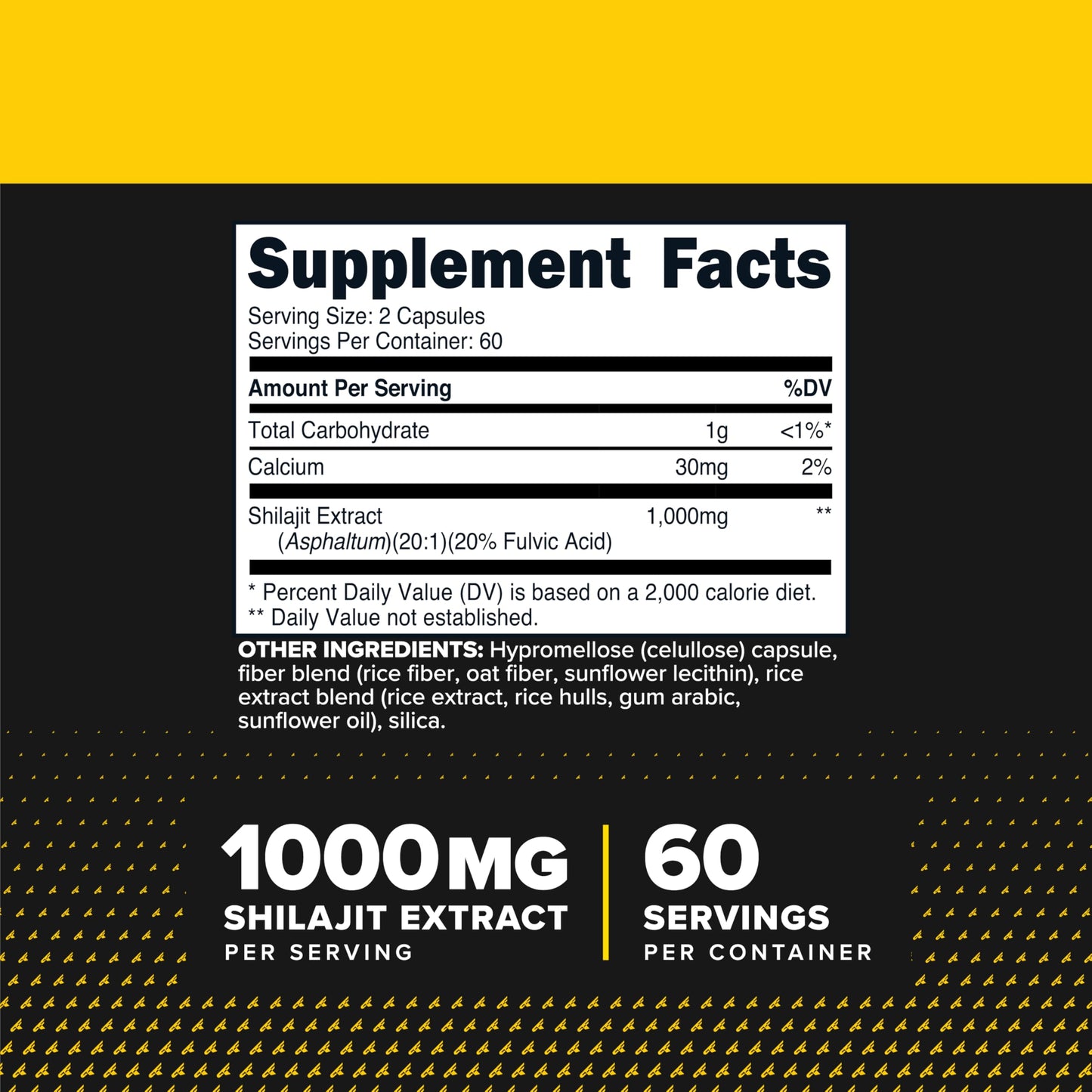 Primaforce Shilajit 1000mg Capsules, 120 Capsules