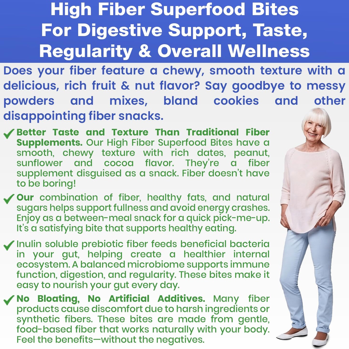 Kidney Restore High Fiber Superfood Bites Chewable 30 Count