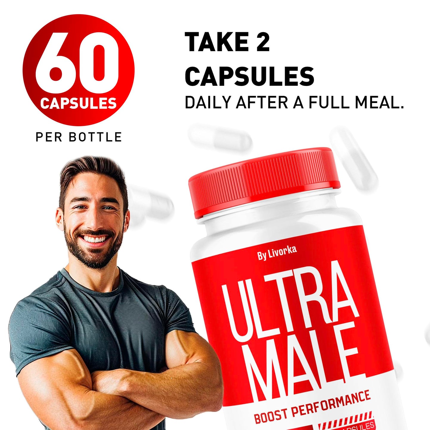 LIVORKA UltraMale Capsules 180 Capsules