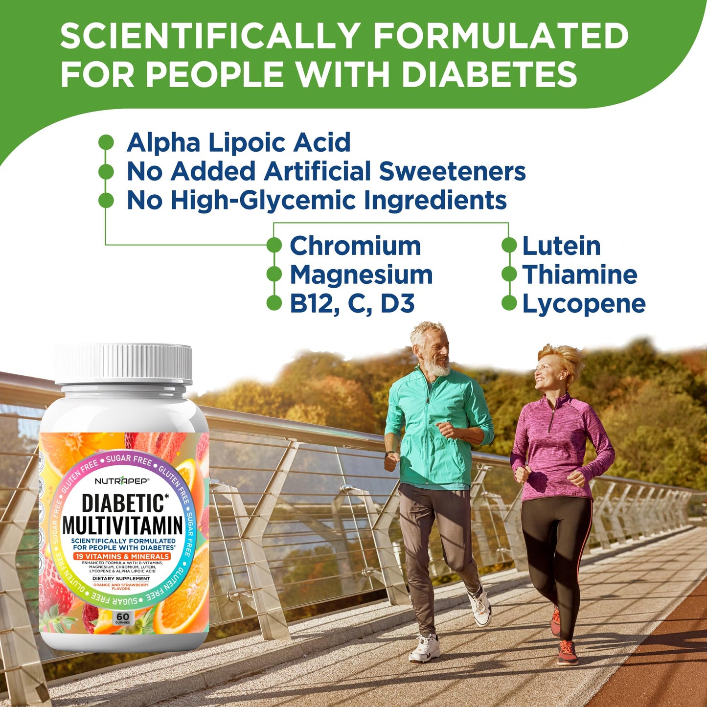 NutraPep Premium Multivitamin Gummies 60 Count