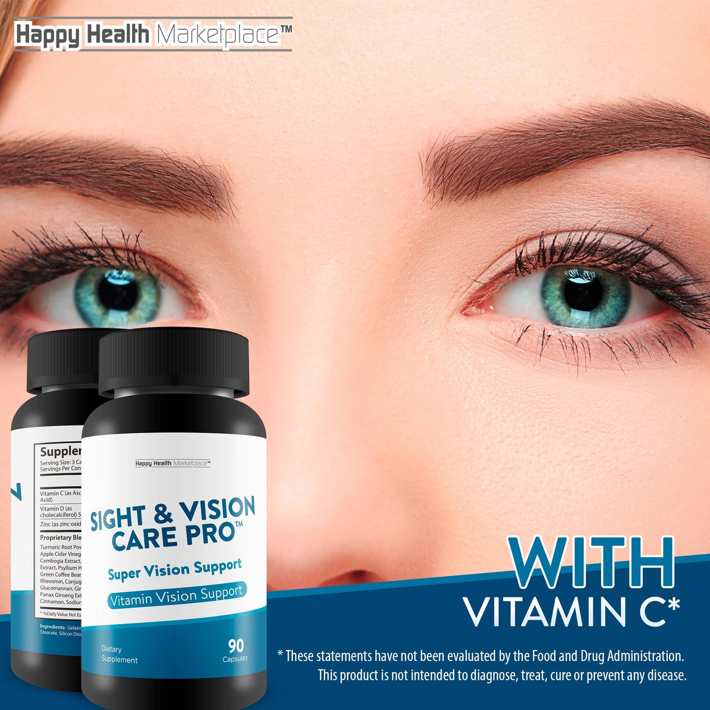 Happy Health Marketplace Sight & Vision Care Pro - Super Vision Support Capsules 90 Count