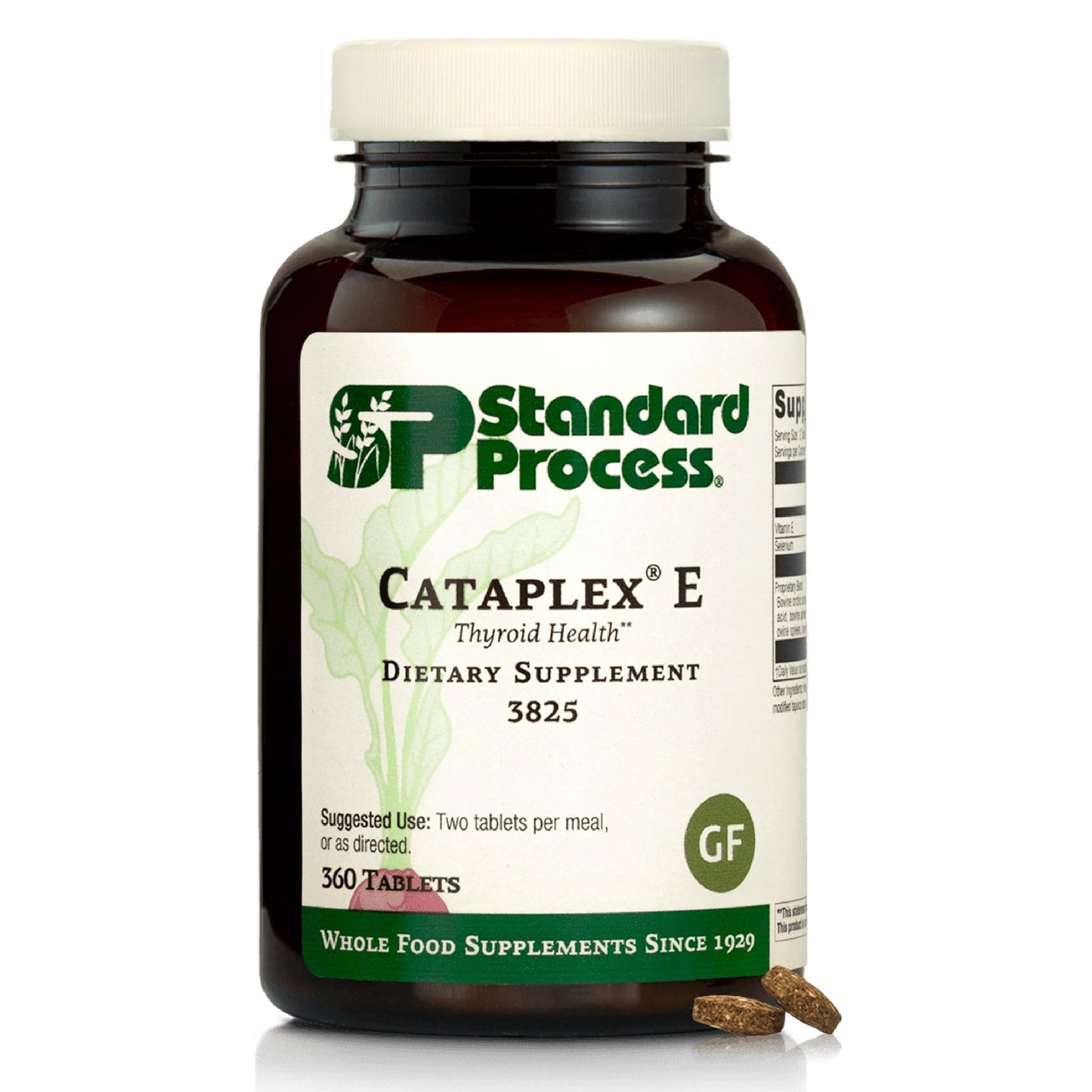 Standard Process Inc. Cataplex E Thyroid Health Dietary Supplement 360 Tablets