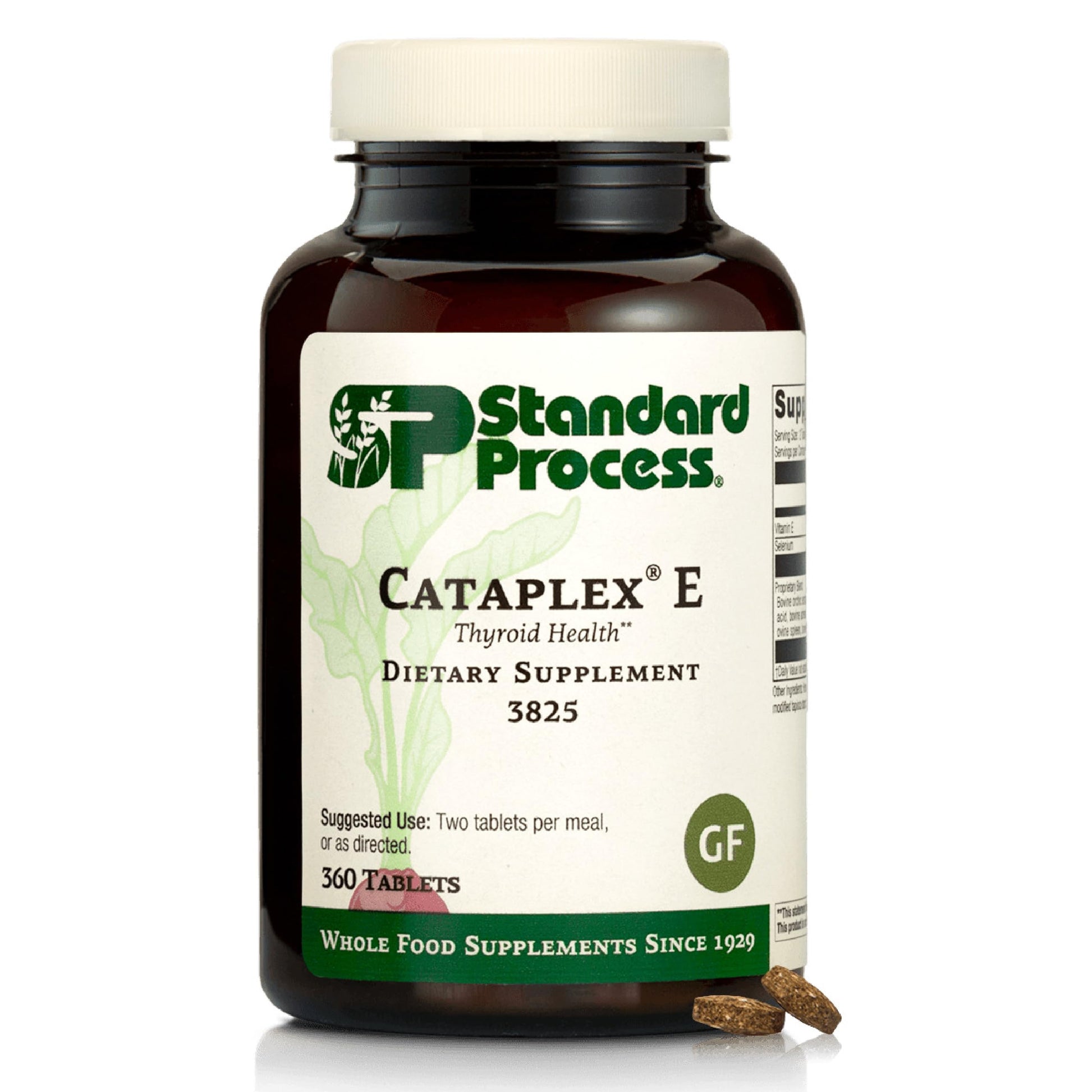 Standard Process Inc. Cataplex E Thyroid Health Dietary Supplement 360 Tablets