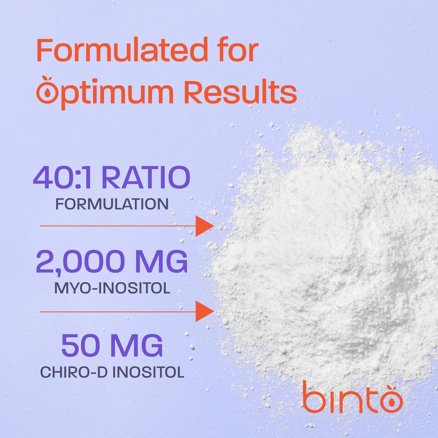 Binto Inositol Powder Mix 4.4 Ounce