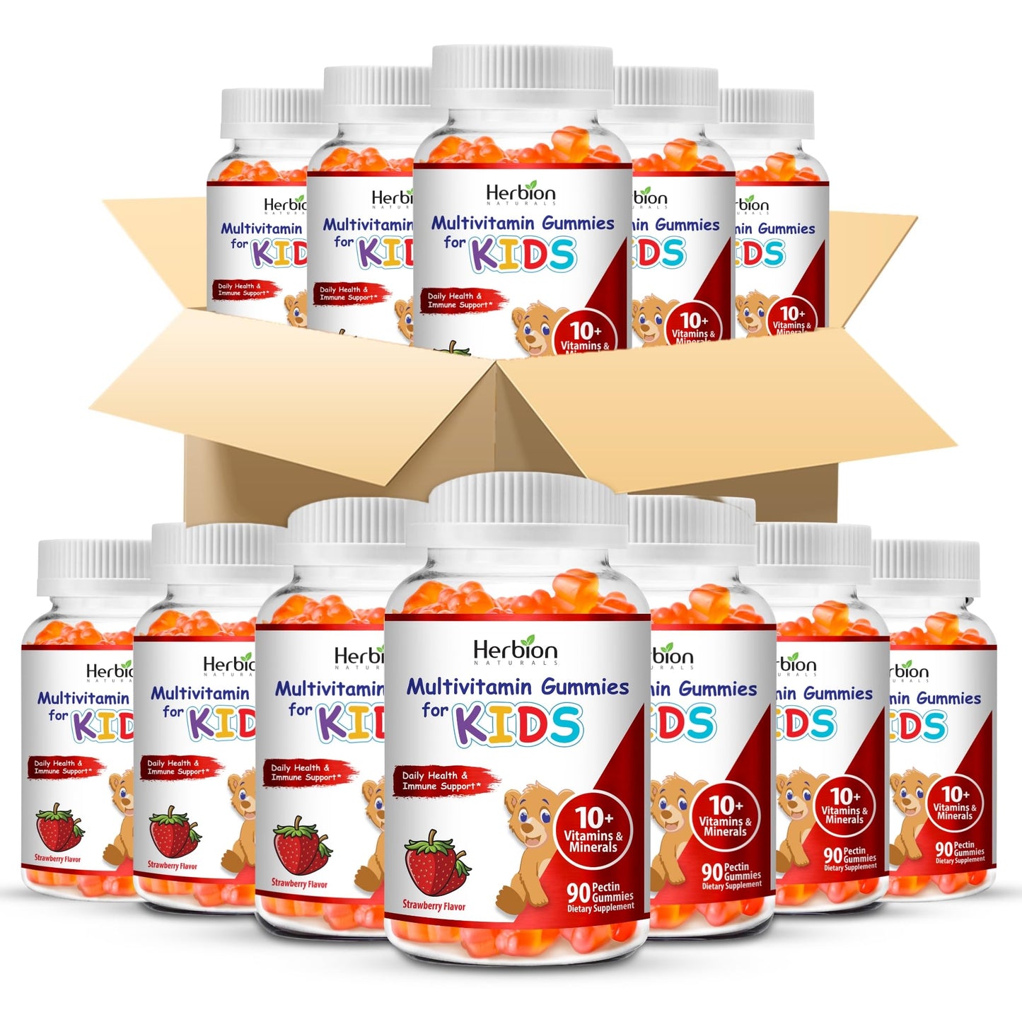 HERBION Naturals Multivitamin Gummies for Kids, Gummies, 24 Count