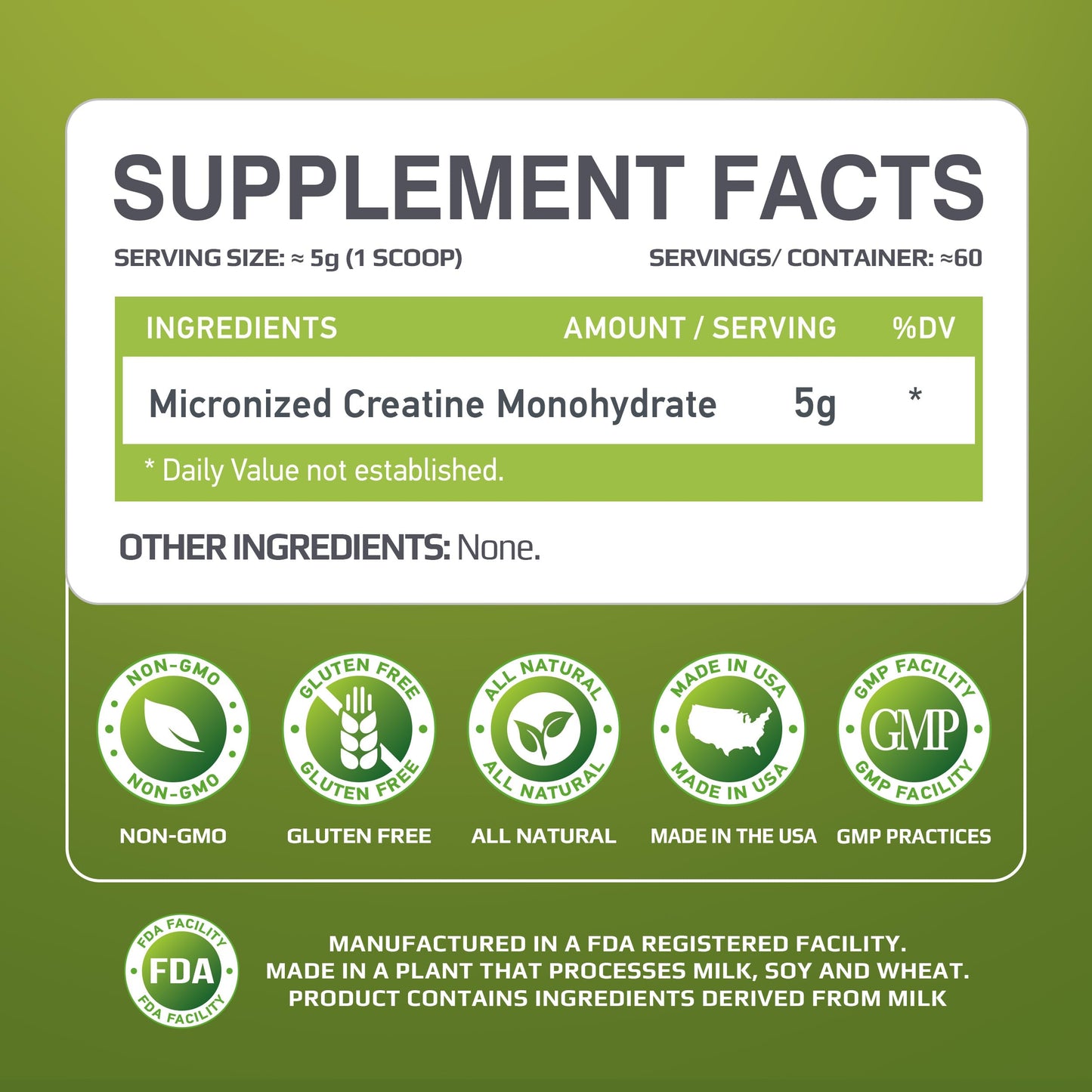 MUSCLE FOOD LABS Micronized Creatine Monohydrate Powder, 10.6 Ounce