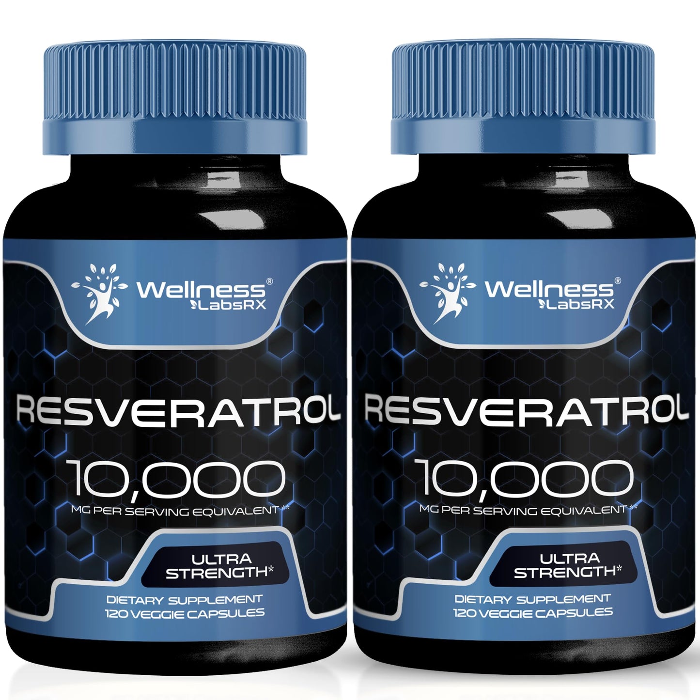 WELLNESS LABSRX Resveratrol 1000mg Capsules - 240 Count