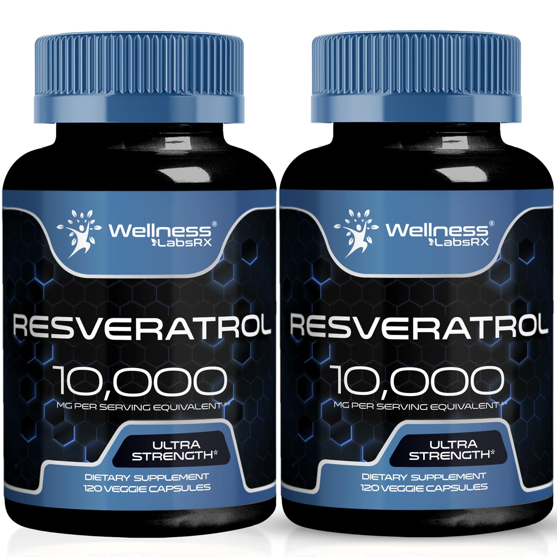 WELLNESS LABSRX Resveratrol 1000mg Capsules - 240 Count