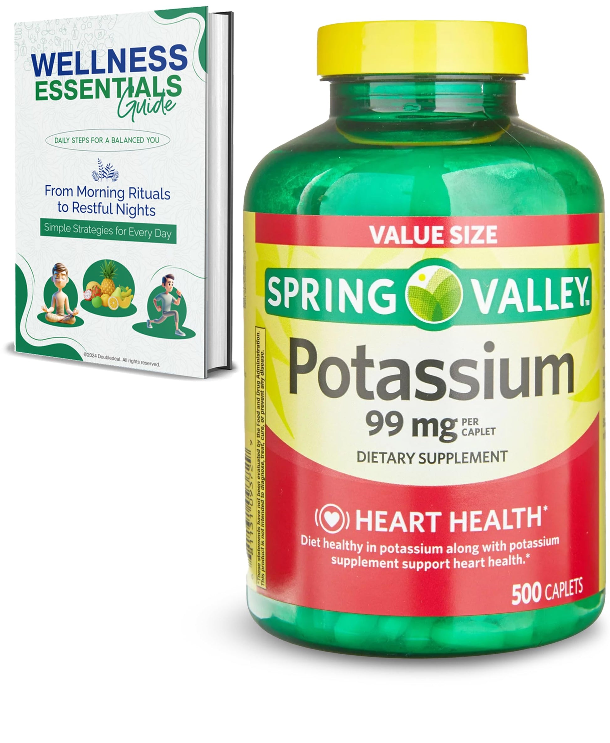 Generic Potassium Gluconate Caplets, 500 Count