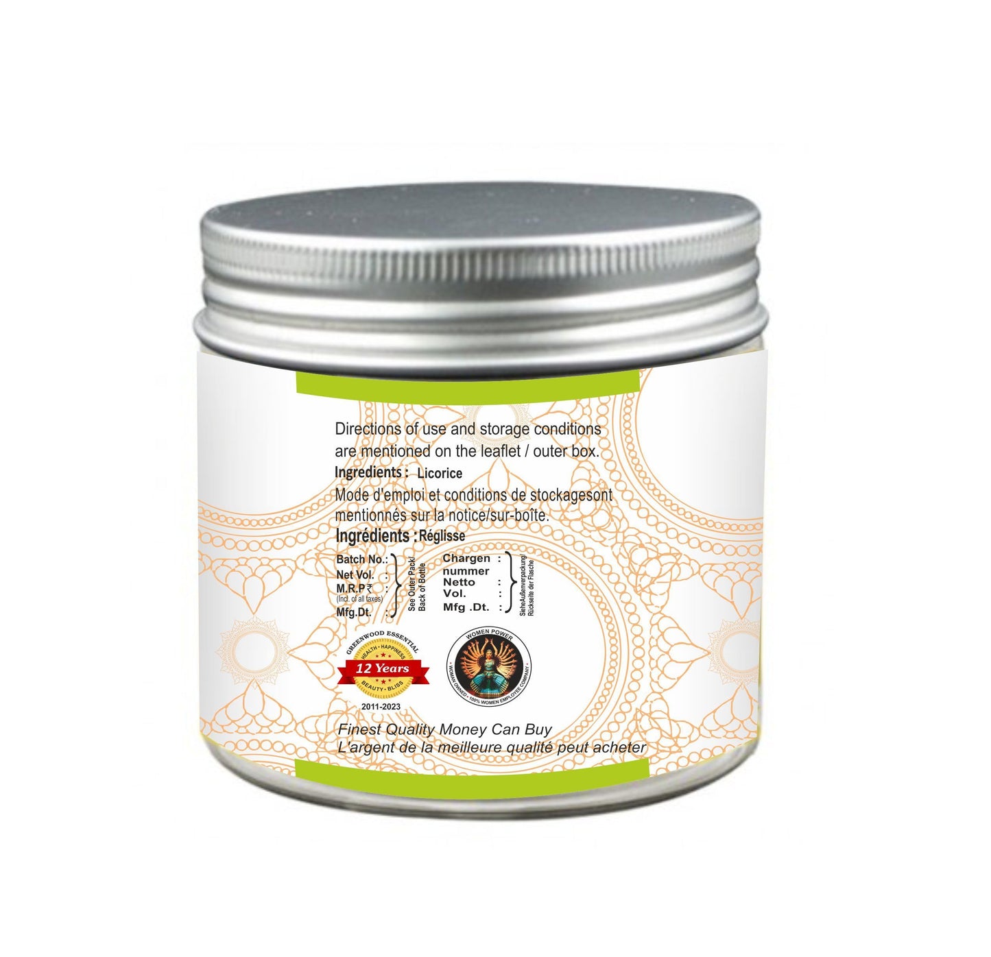 Greenwood Essential Pure Licorice Powder 1 Count, 200g