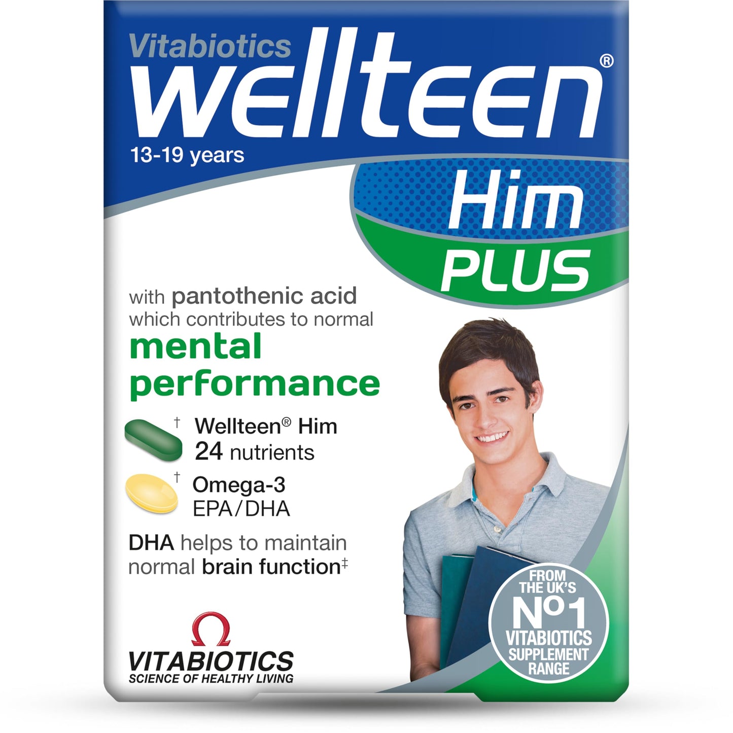 Wellteen Him Plus Omega-3 56 Tablets