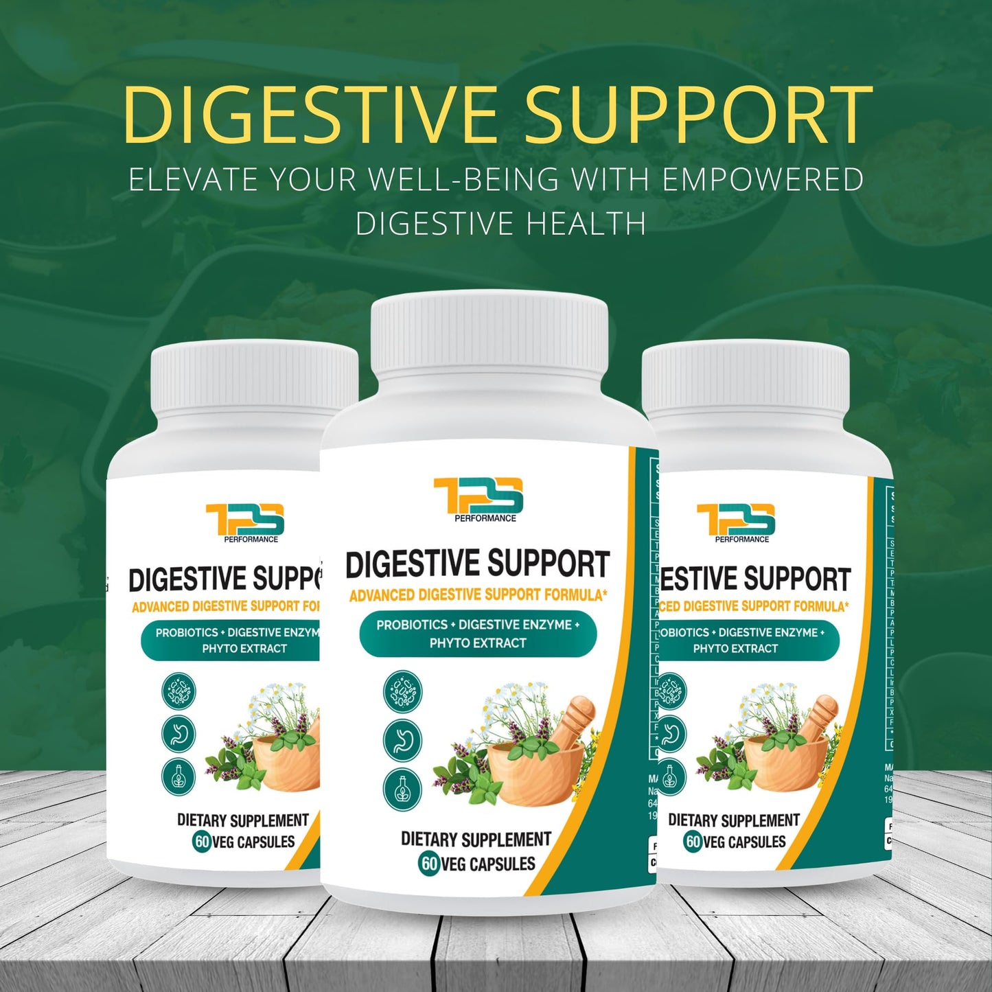 TPS PERFORMANCE Digestive Support 120 Capsules