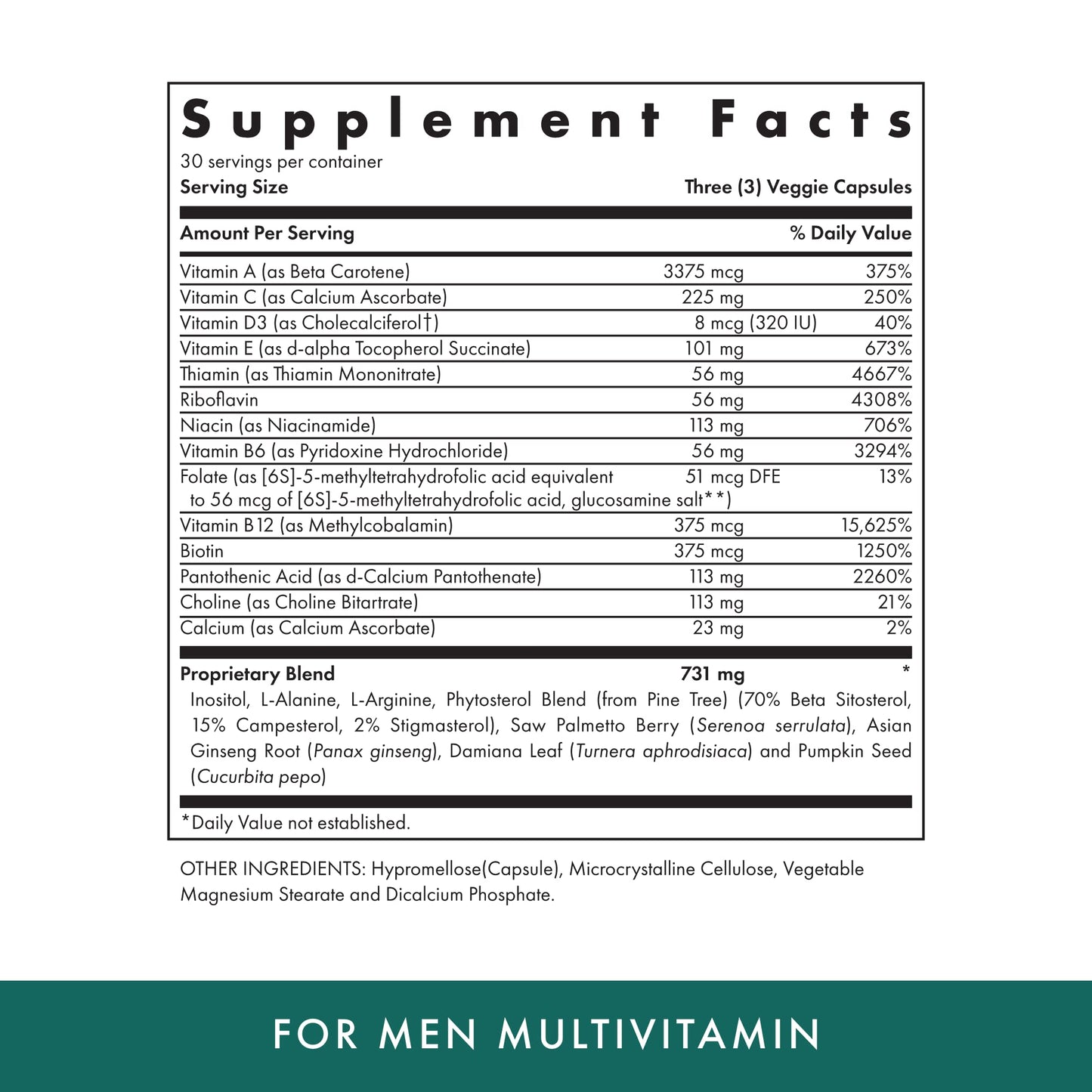 MICHAEL'S Naturopathic Programs For Men Daily Multivitamin Capsules, 90 Count