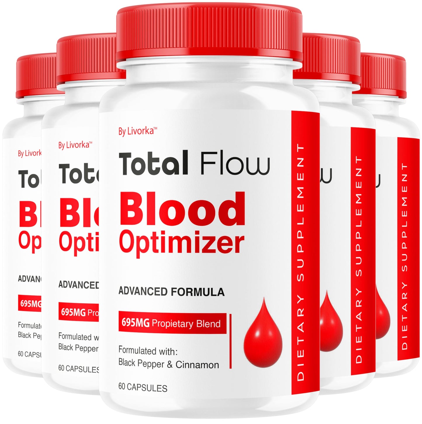 LIVORKA Total Flow Capsules, 300 Capsules