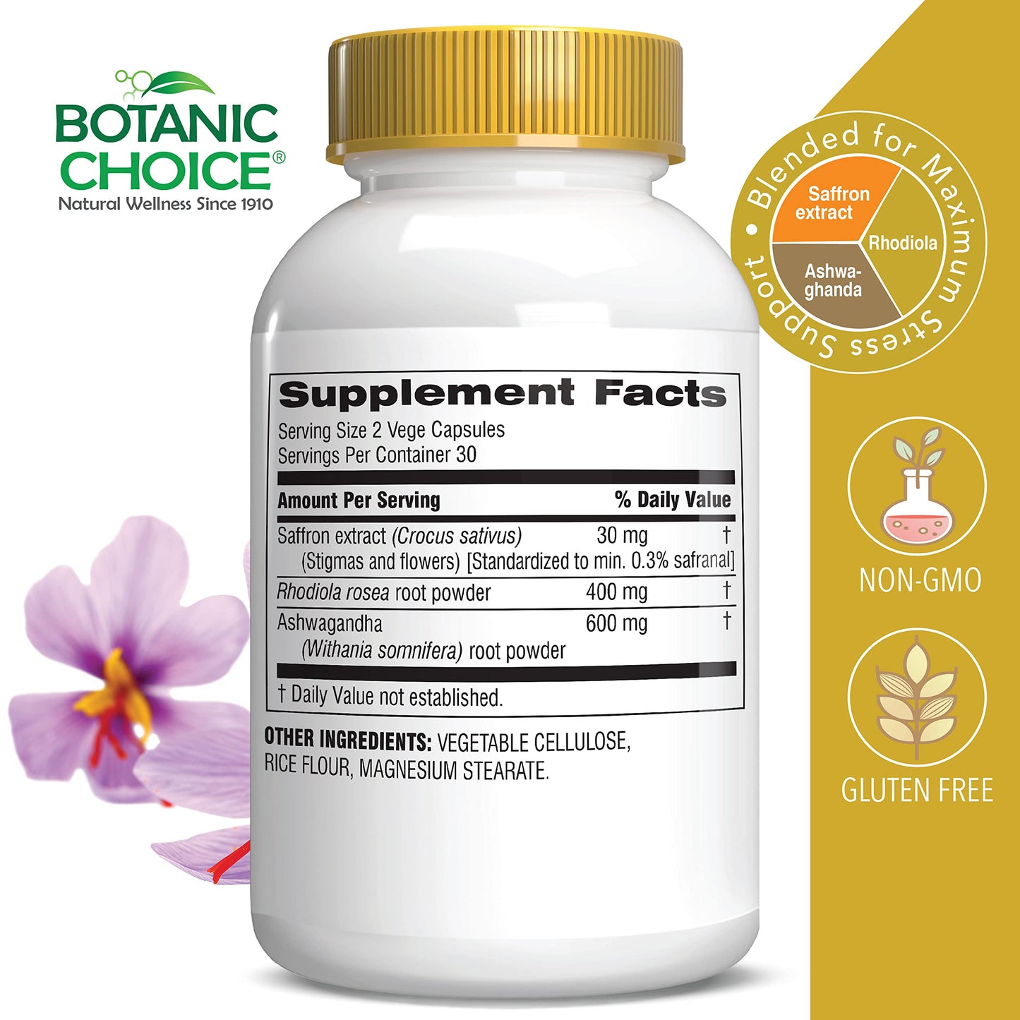 Botanic Choice Stress Complex 60 Capsules
