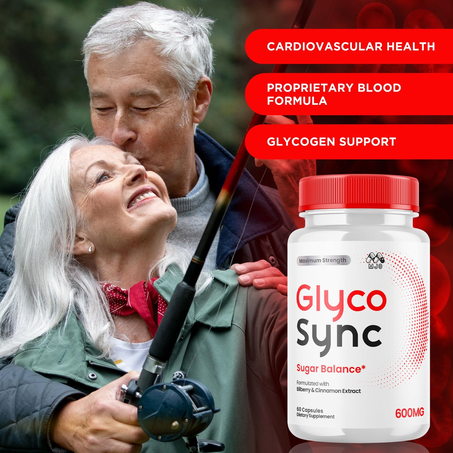 MJO Glyco Sync Capsules, 300 Capsules