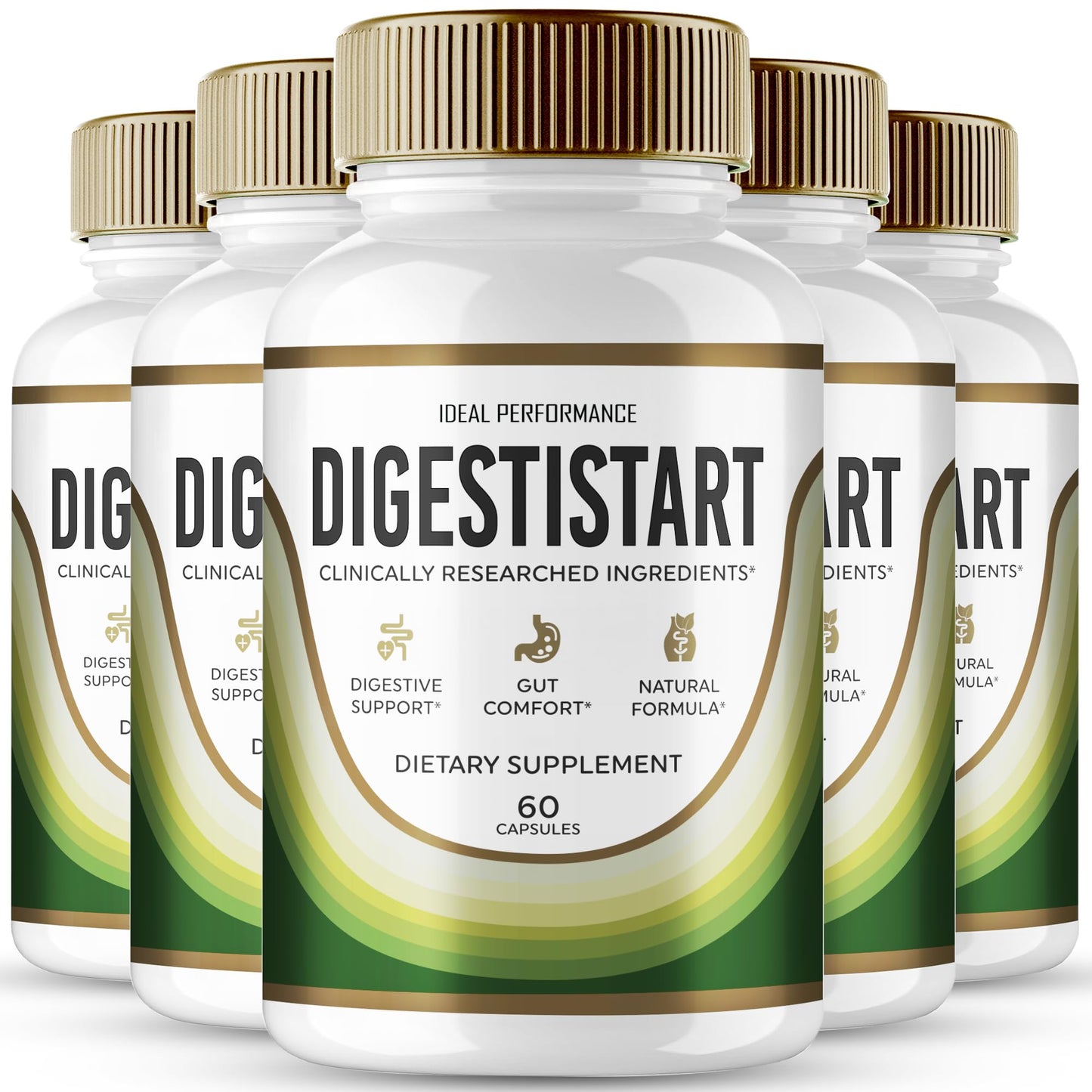 IDEAL PERFORMANCE DigestiStart Capsules 300 Count