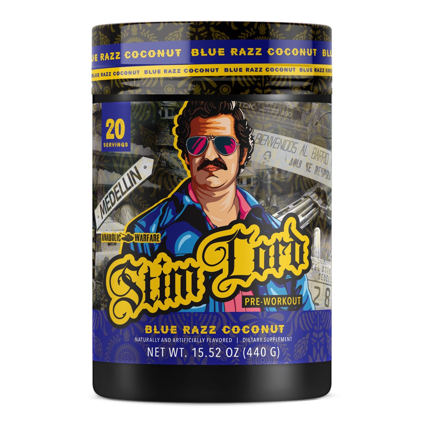 Anabolic Warfare Stim Lord Pre-Workout Powder 15.38 oz