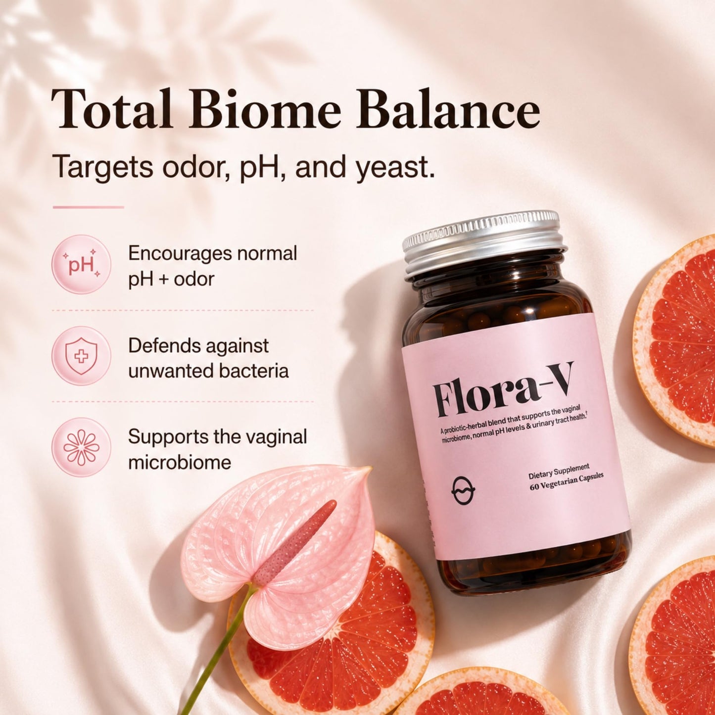 Organic Olivia Flora-V Capsule, 60 Count